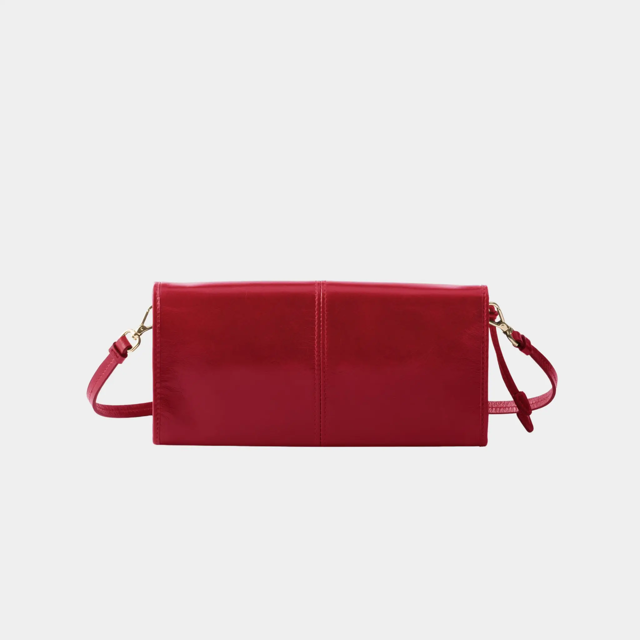 Leather wallet with shoulder strap - Image 2