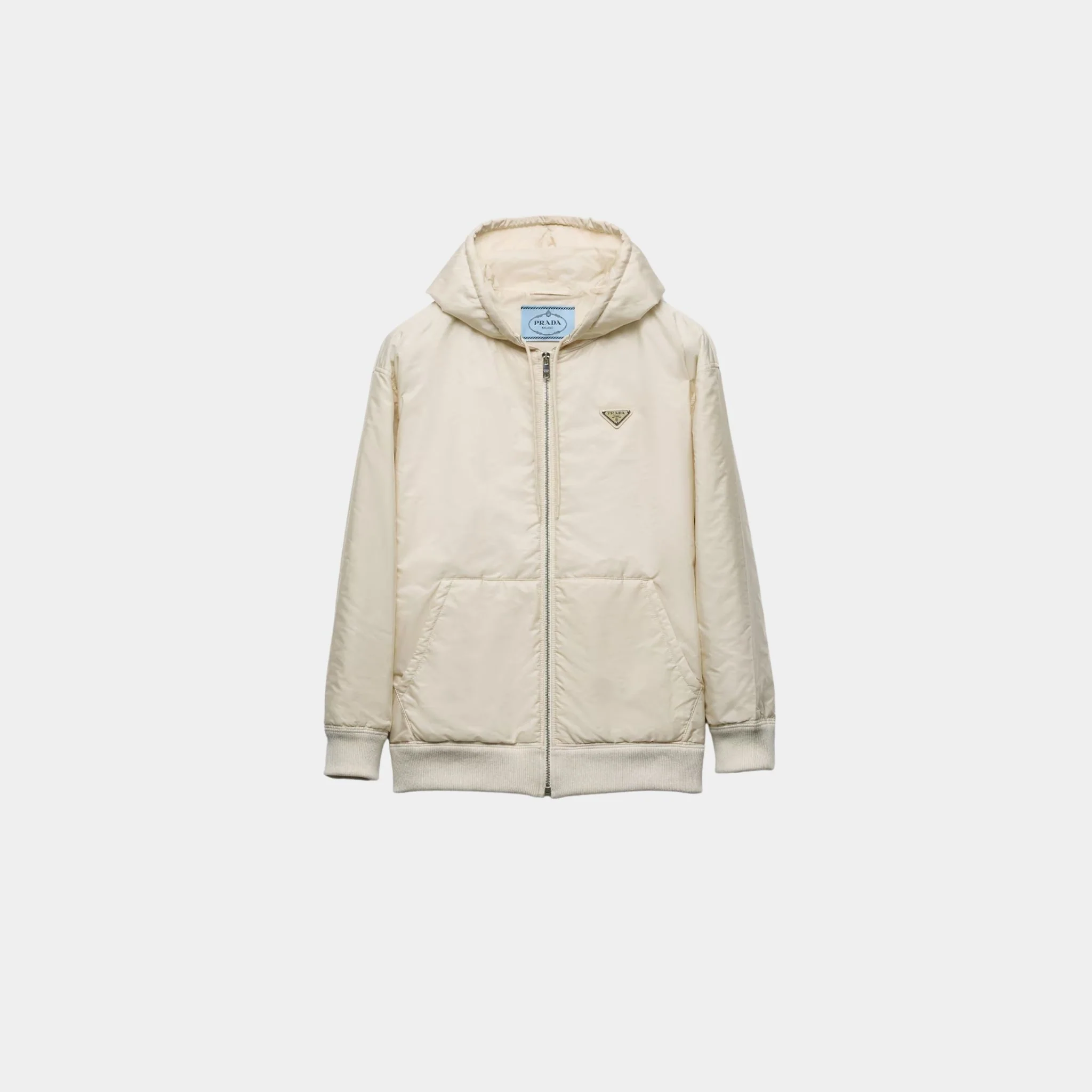 Lightweight Hooded Re-Nylon Blouson Jacket