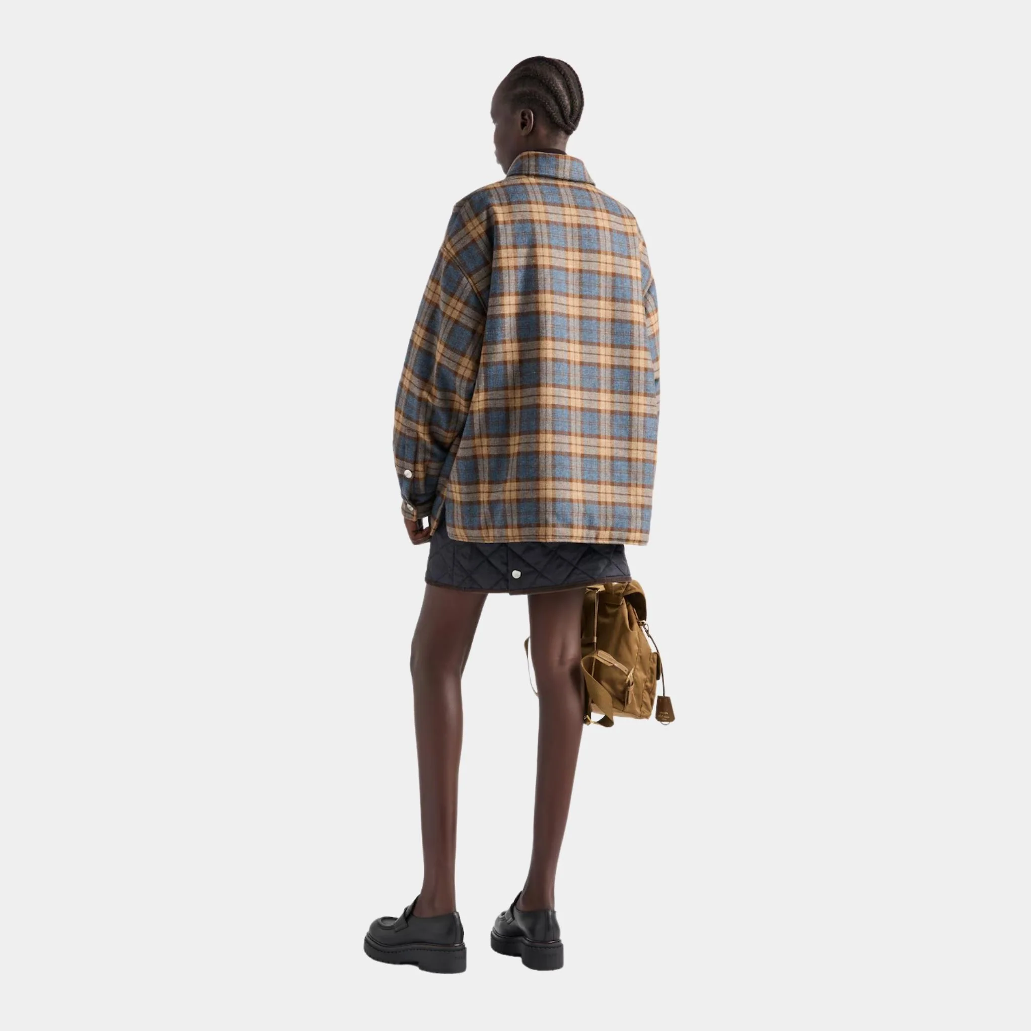 Lightweight Re-Nylon Miniskirt - Image 3