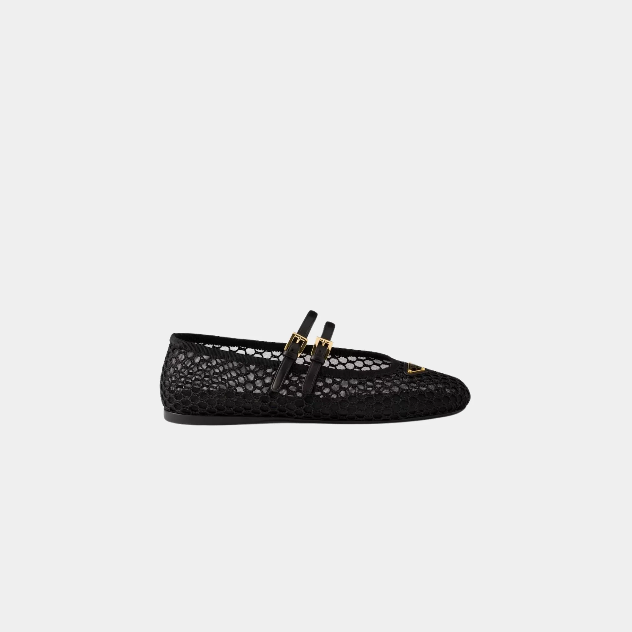 Mesh Fabric Ballerinas