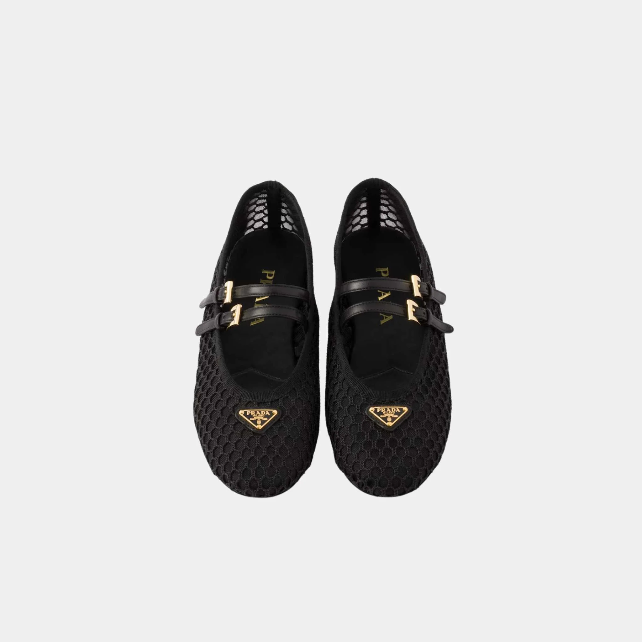 Mesh Fabric Ballerinas - Image 2