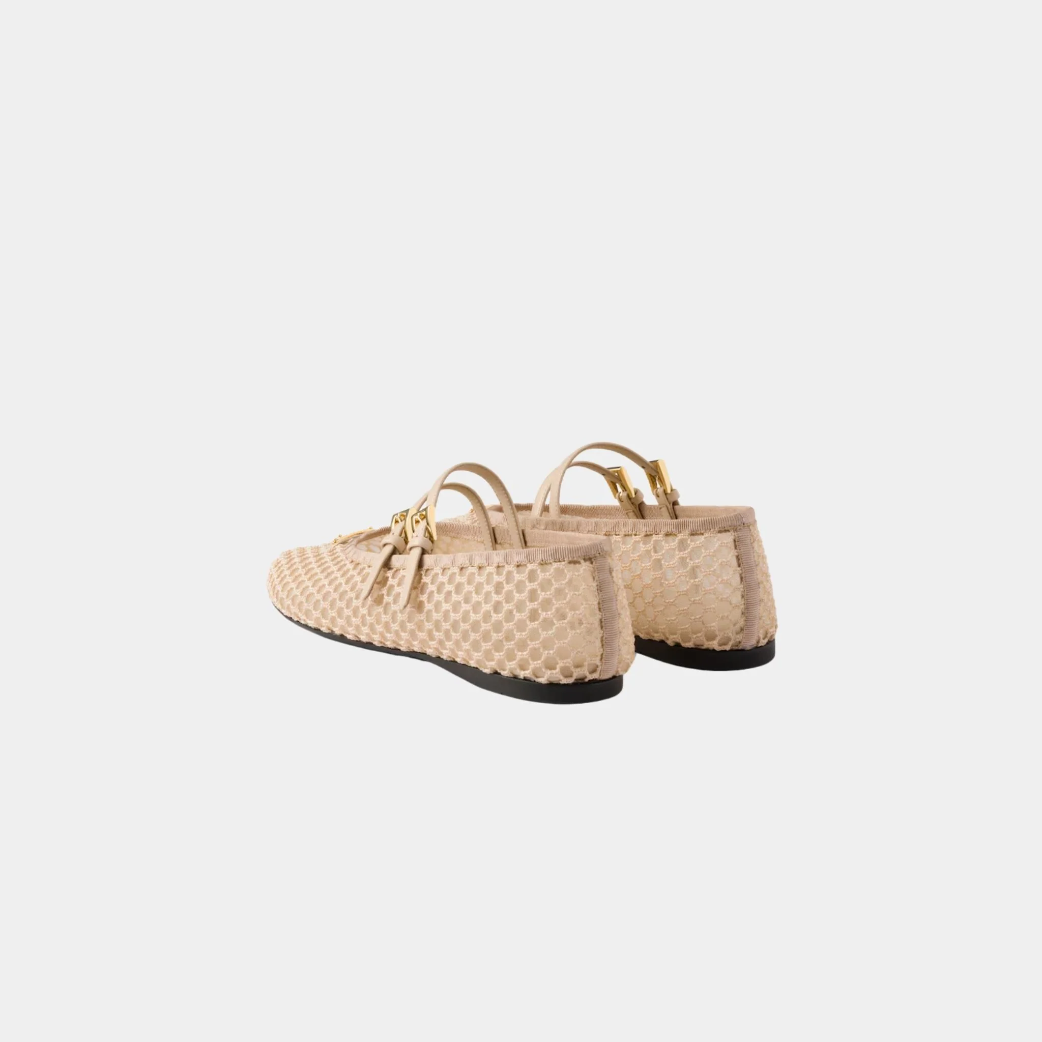 Mesh Fabric Ballerinas - Image 6