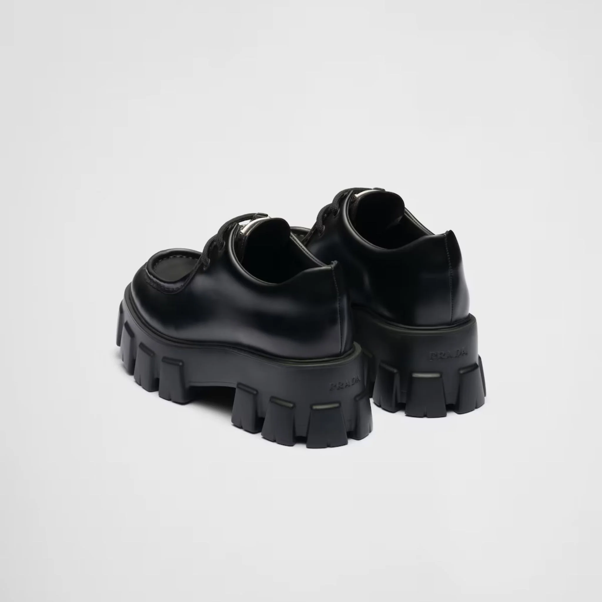 Monolith Brushed Leather Lace Up Shoes - Image 3