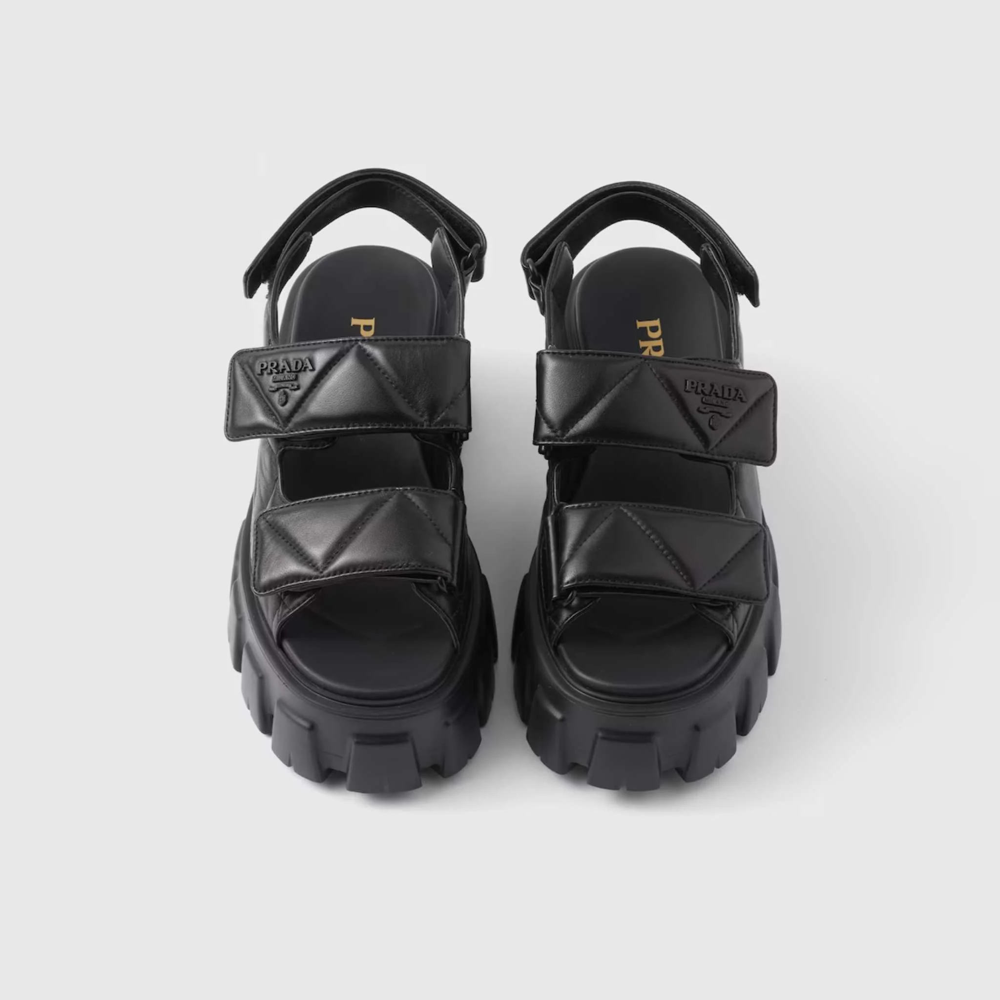 Monolith Nappa Lambskin Leather Sandals - Image 5