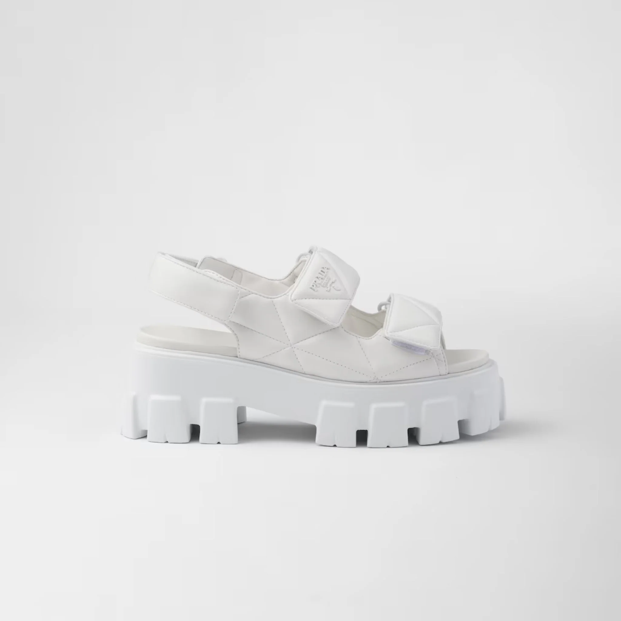 Monolith Nappa Lambskin Leather Sandals - Image 7
