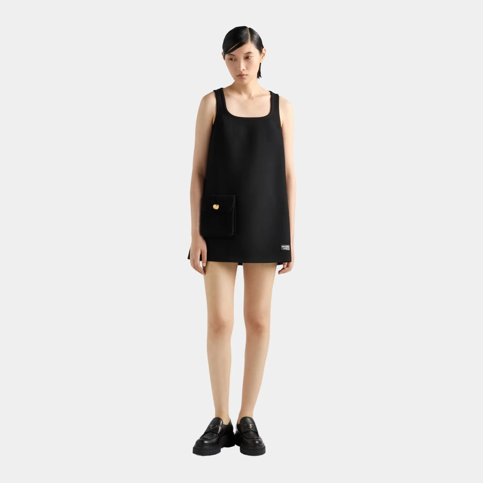 Natté Straight Minidress - Image 2