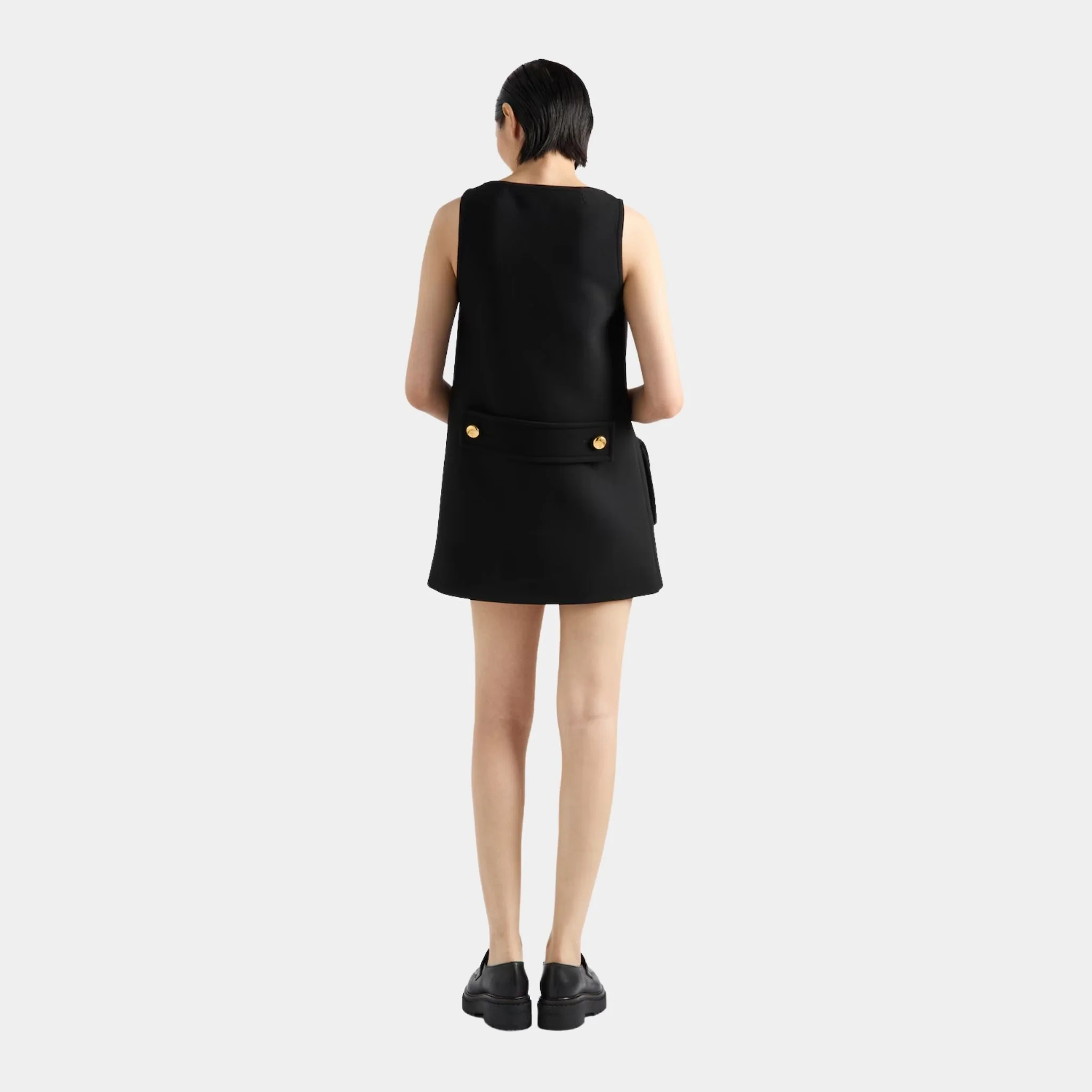 Natté Straight Minidress - Image 3