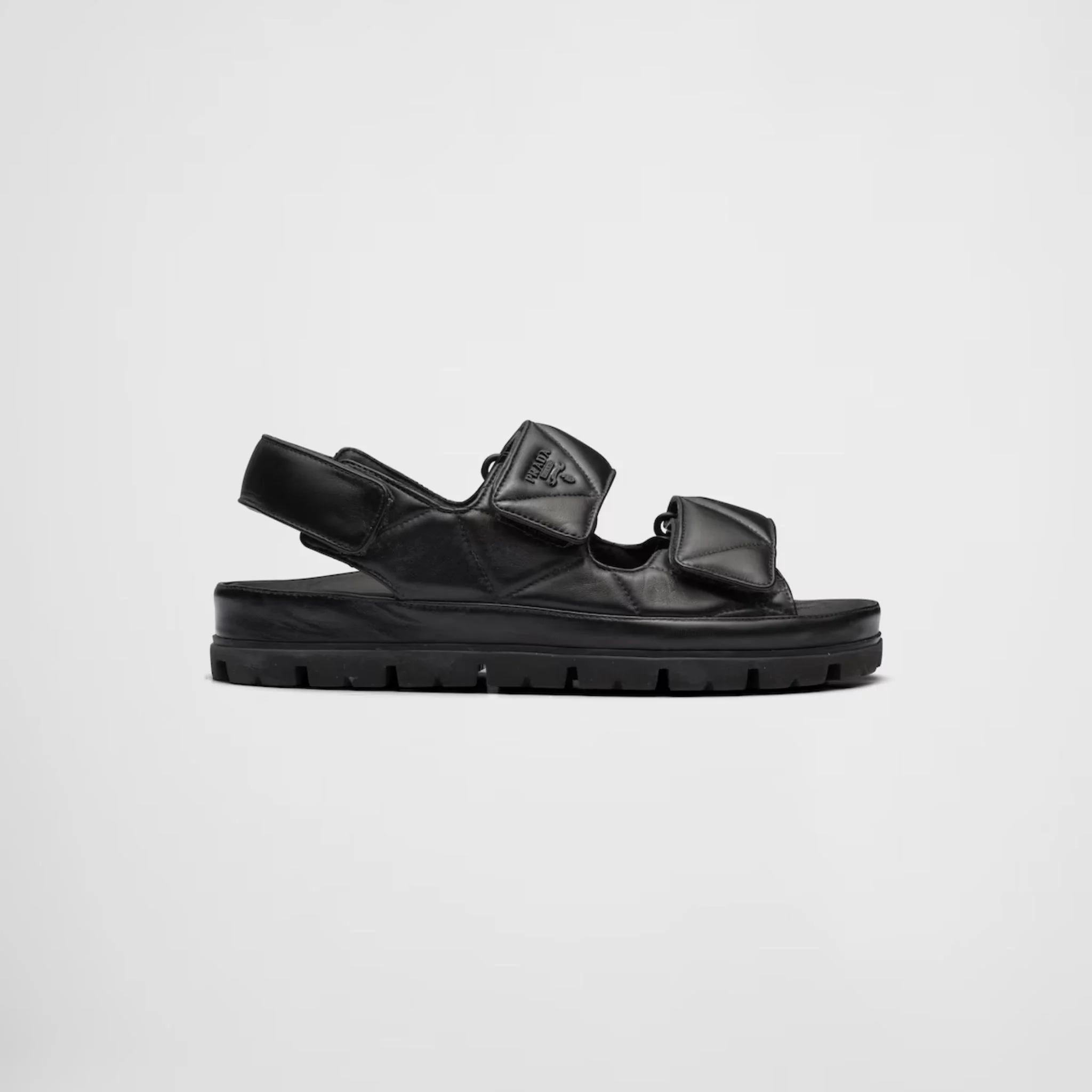 Padded Nappa Leather Sandals