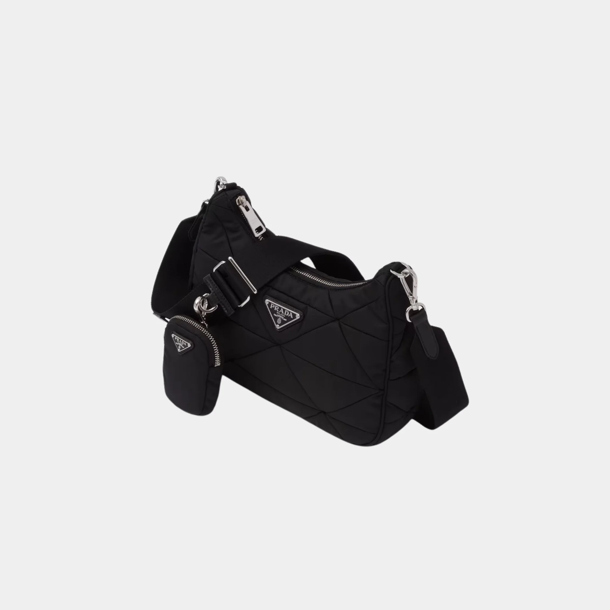 Padded Re-Nylon Shoulder Bag - Image 2
