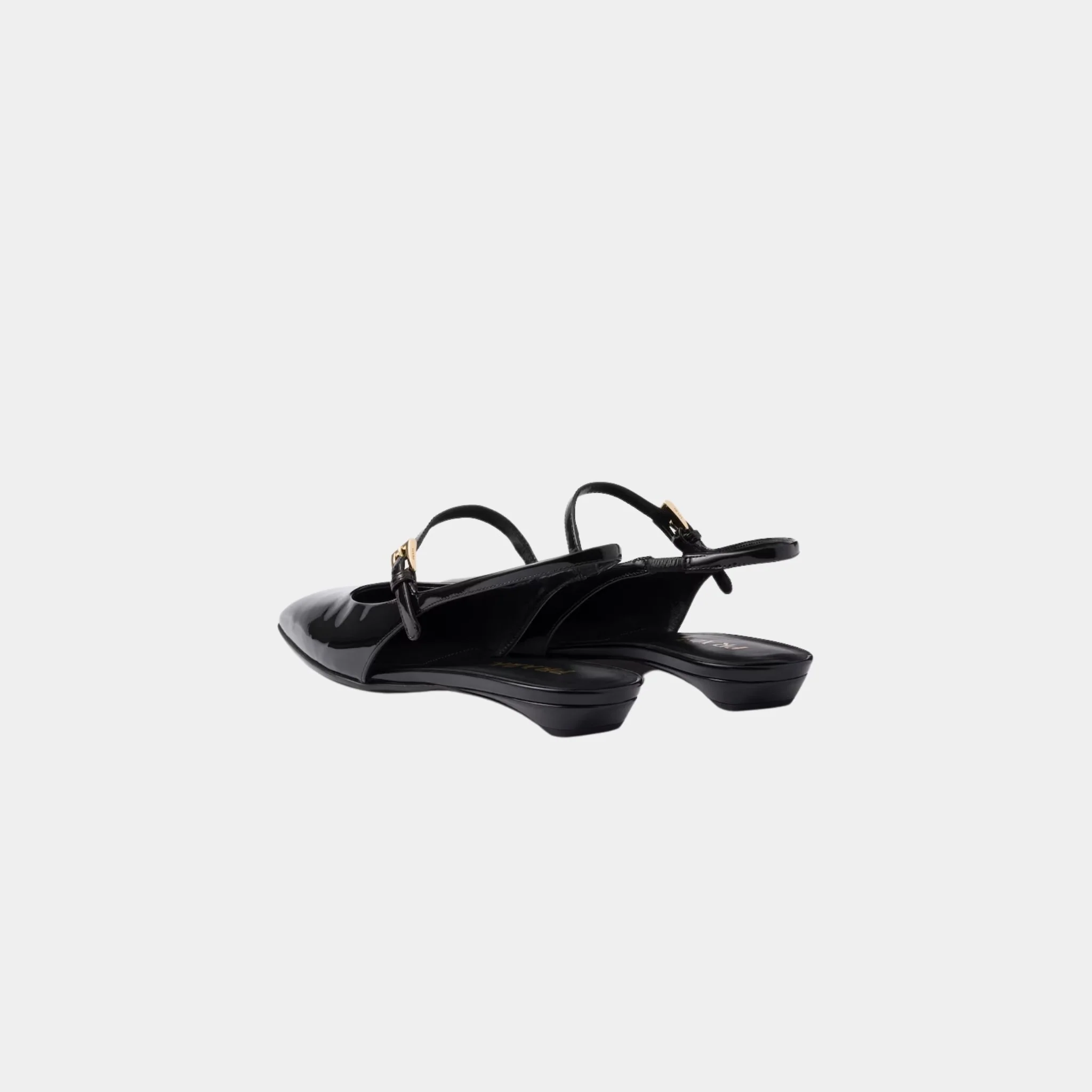 Patent Leather Slingback Ballerinas - Image 3