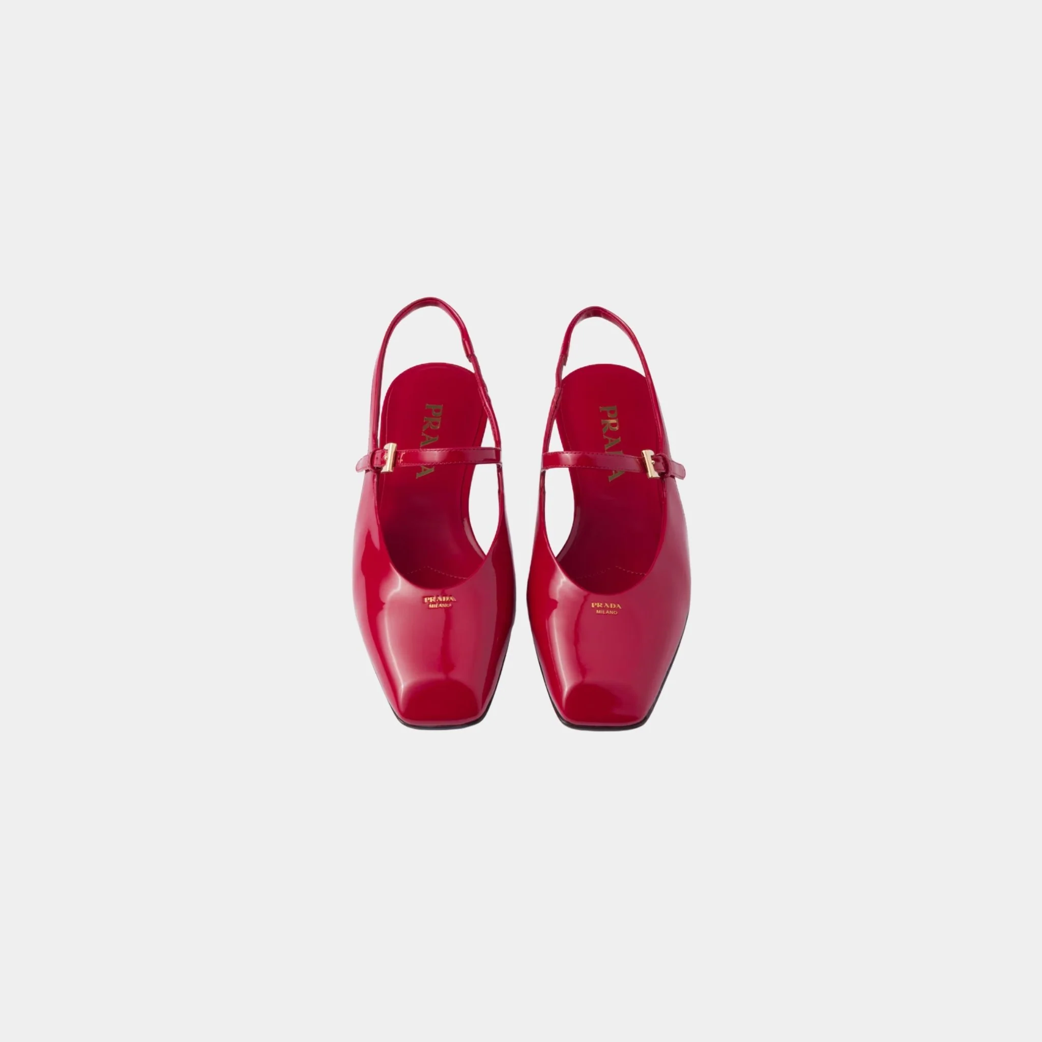 Patent Leather Slingback Ballerinas - Image 7