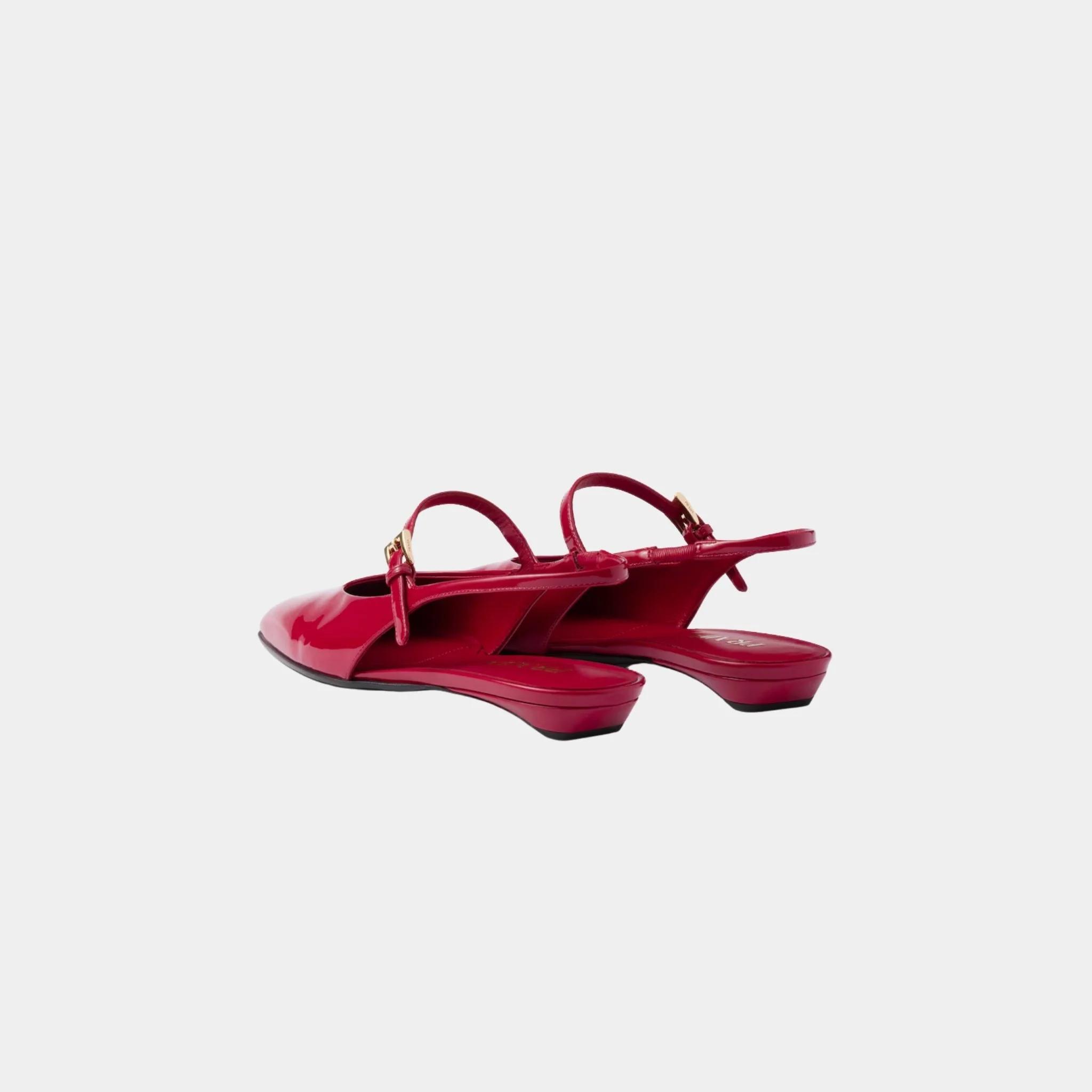 Patent Leather Slingback Ballerinas - Image 9