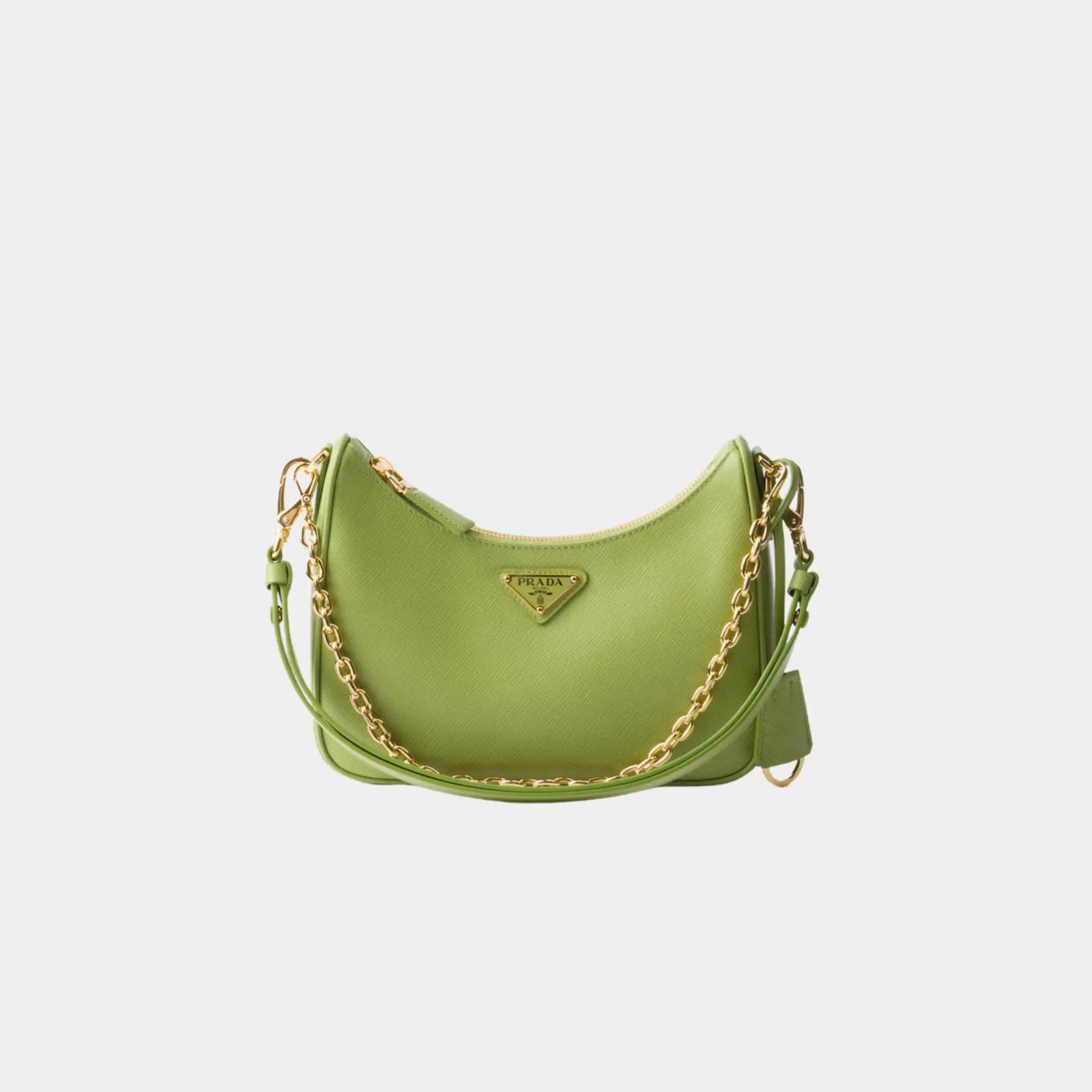 Re-Edition Saffiano Leather Mini Bag