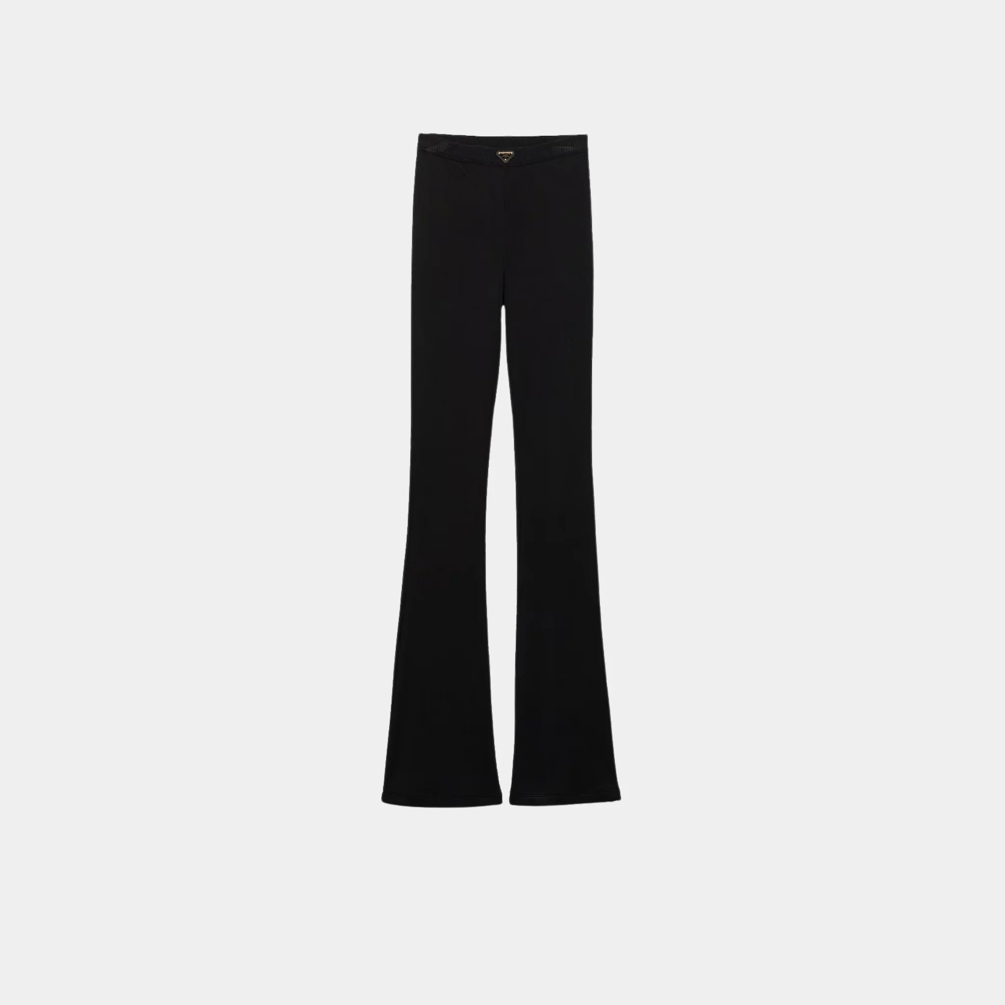 Ribbed Knit Jersey Pants
