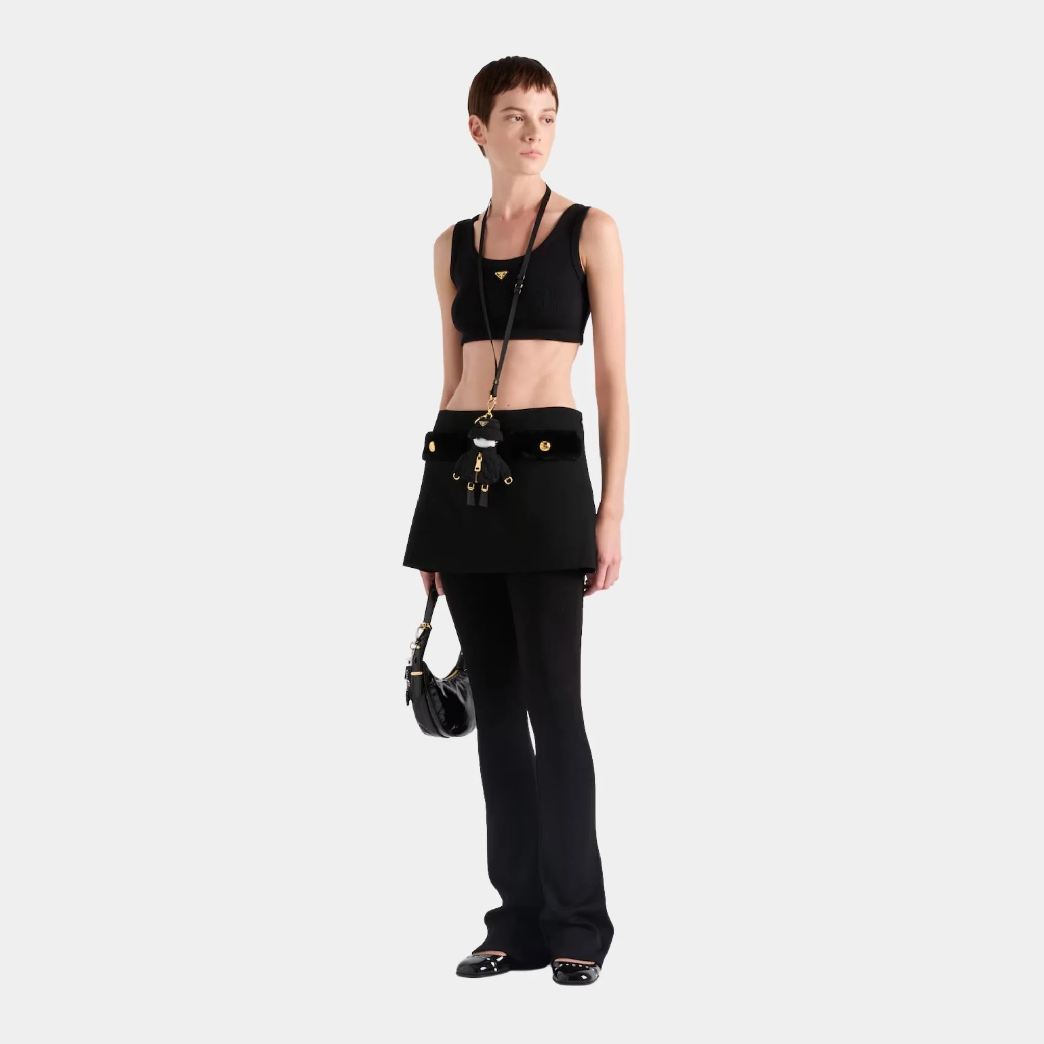 Ribbed Knit Jersey Pants - Image 2
