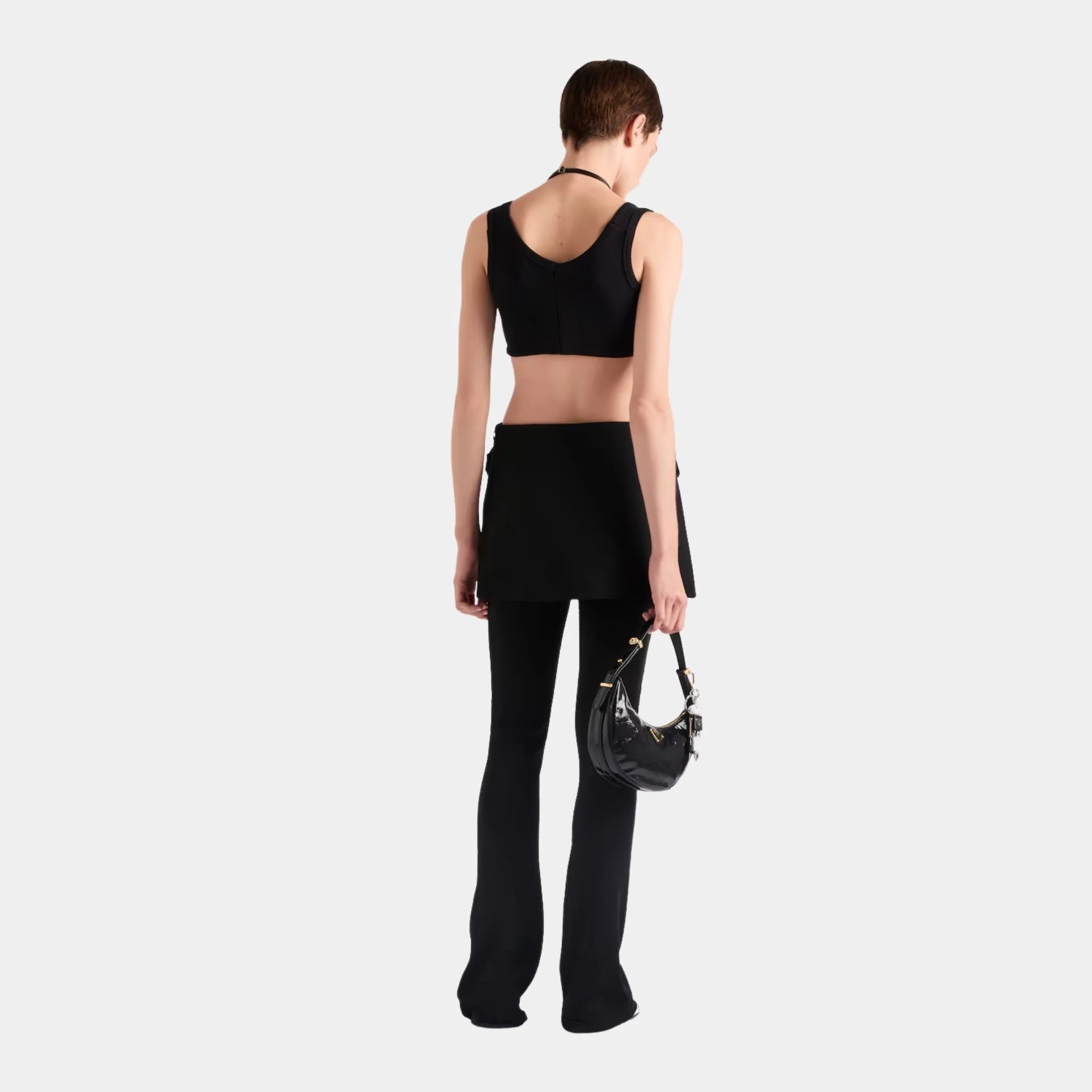 Ribbed Knit Jersey Pants - Image 3
