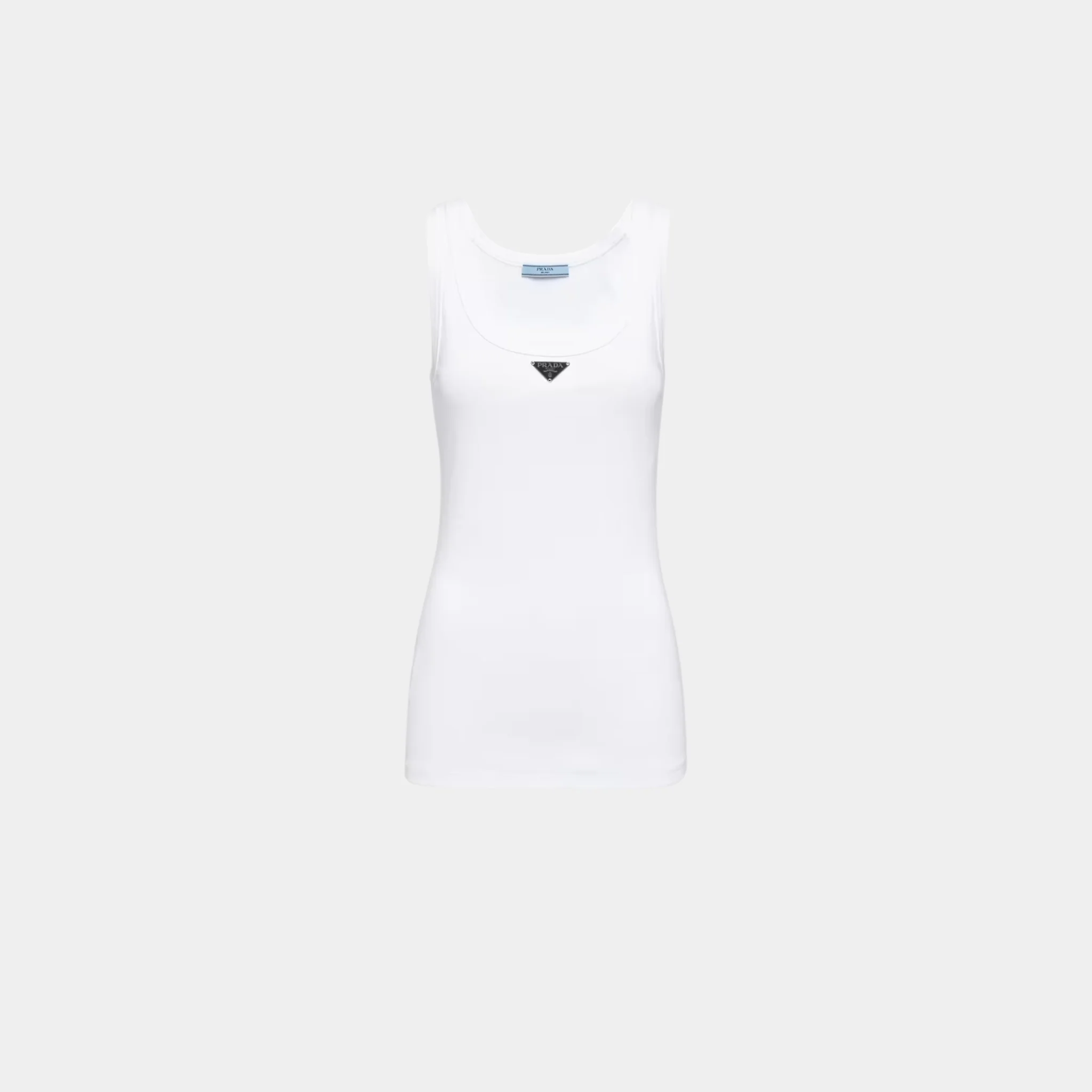 Ribbed Knit Jersey Tank Top - Image 4