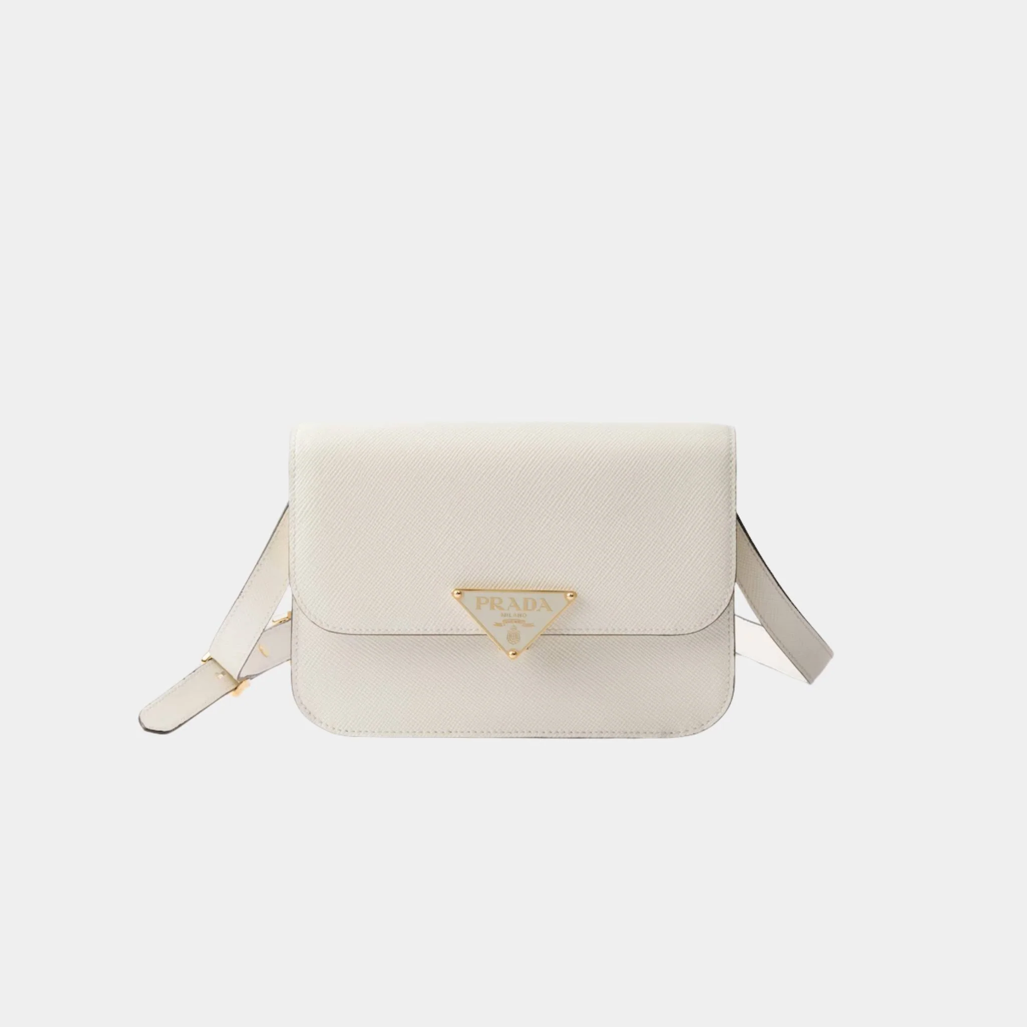 Saffiano Leather Flap Shoulder Bag - Image 4