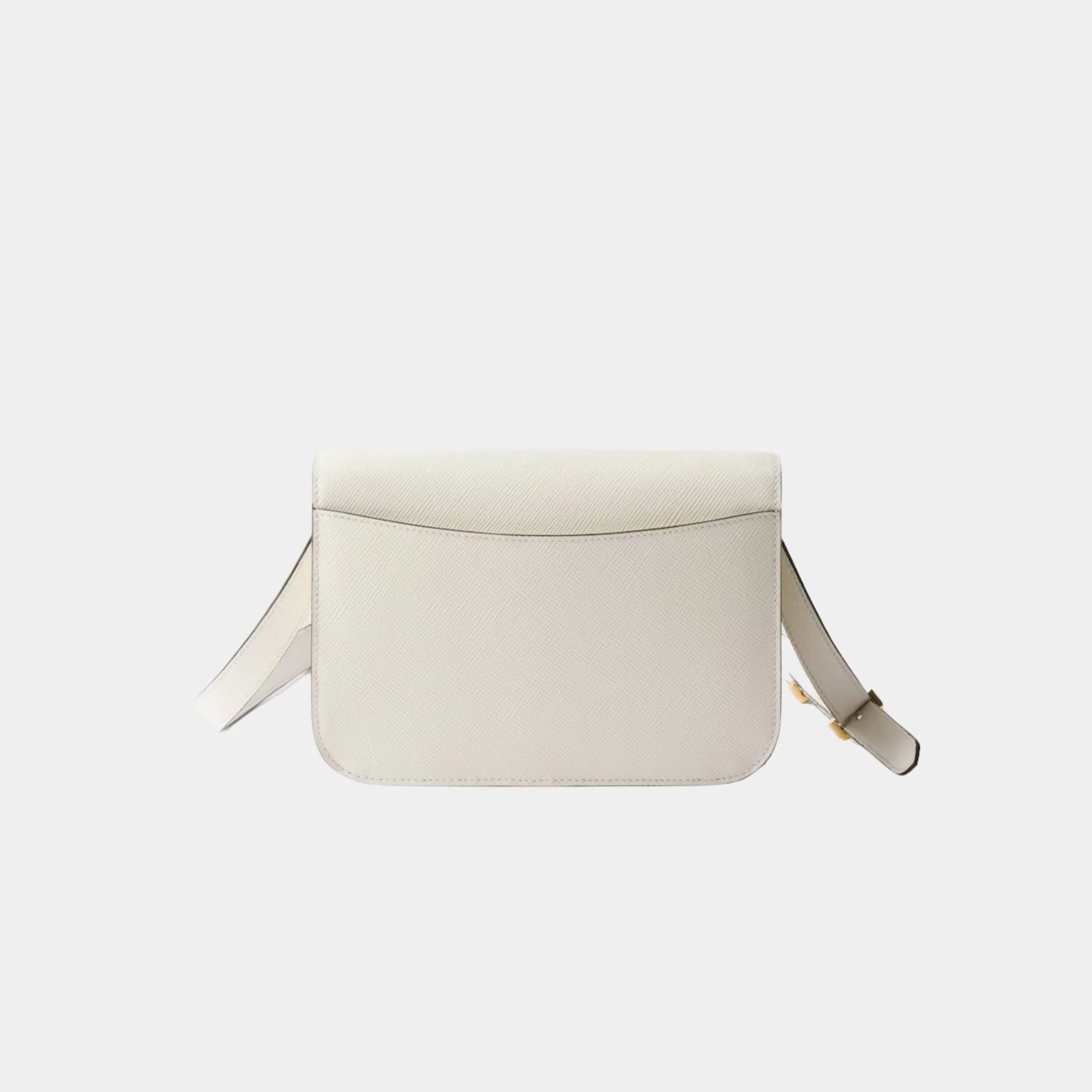Saffiano Leather Flap Shoulder Bag - Image 5