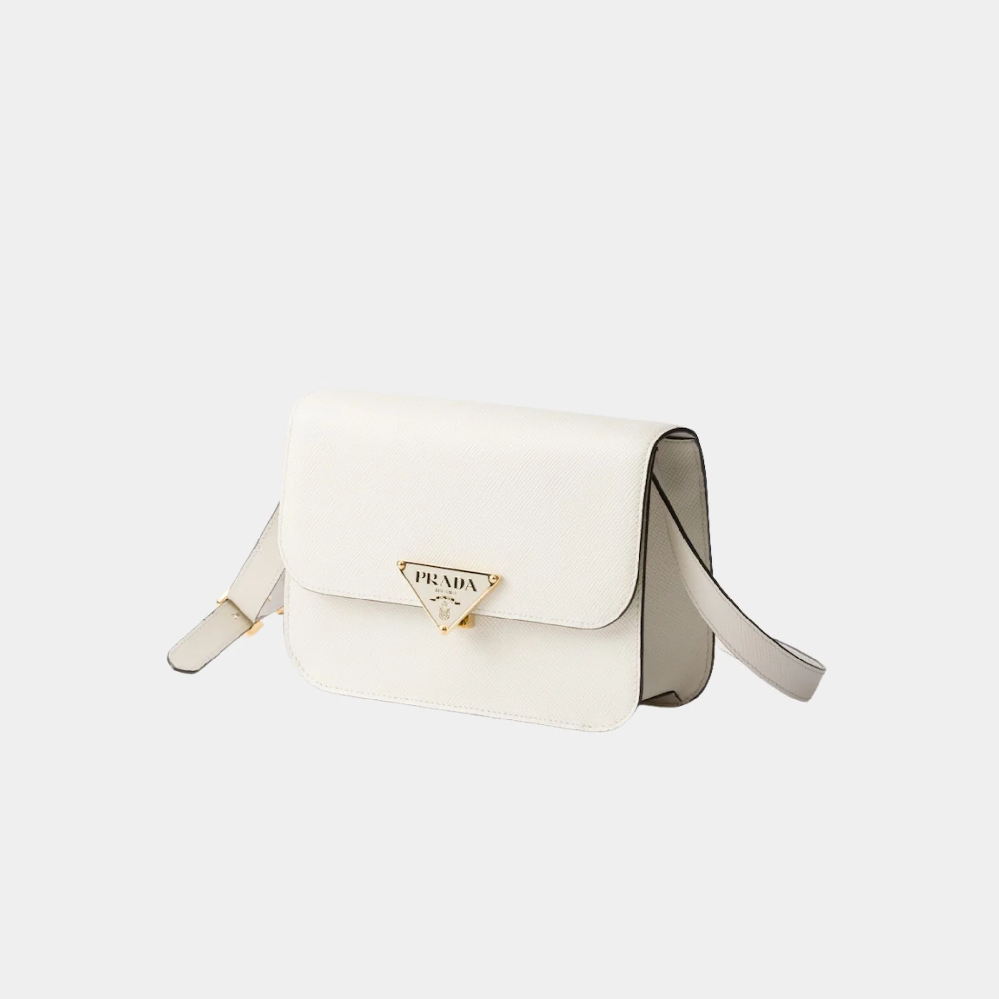 Saffiano Leather Flap Shoulder Bag - Image 6