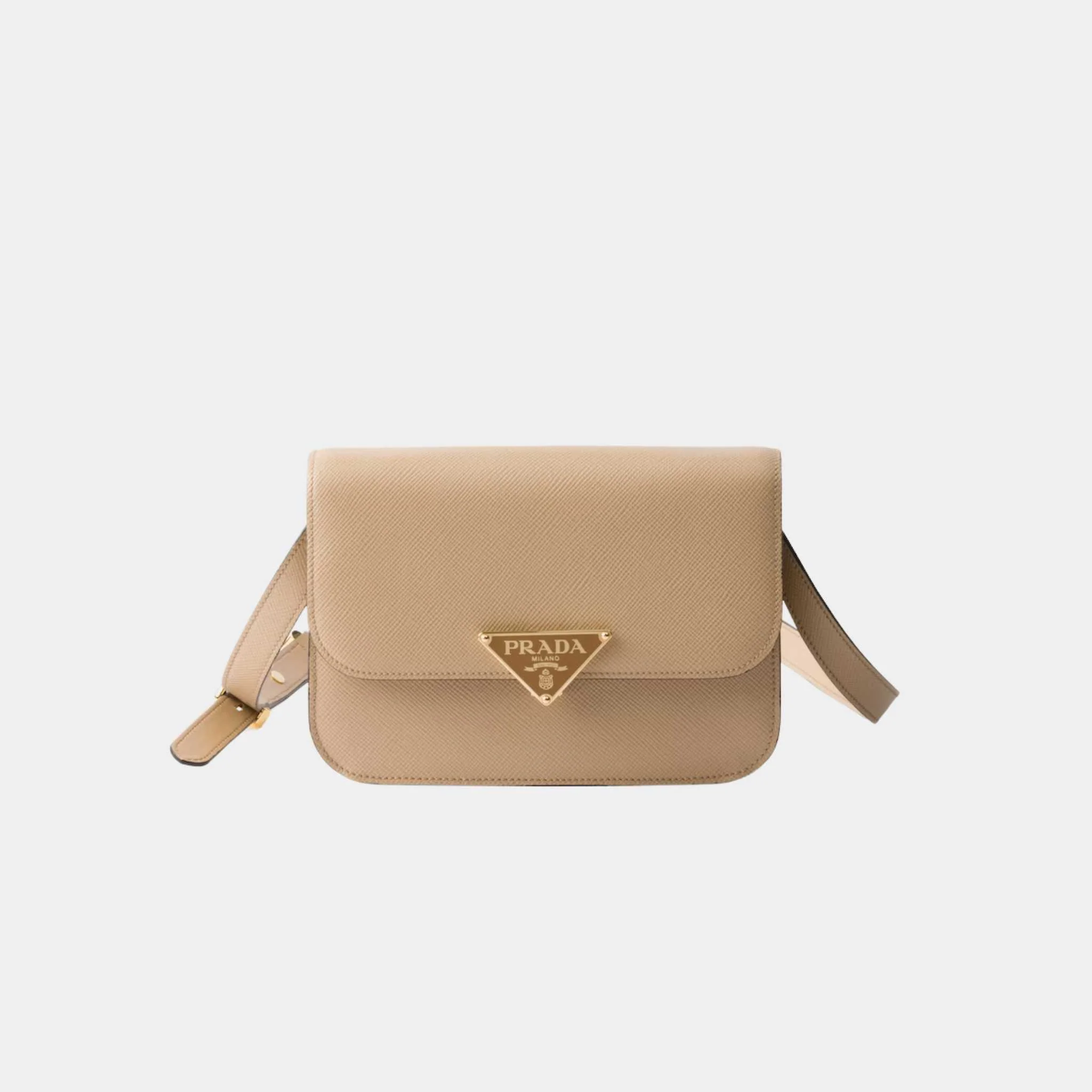 Saffiano Leather Flap Shoulder Bag - Image 7