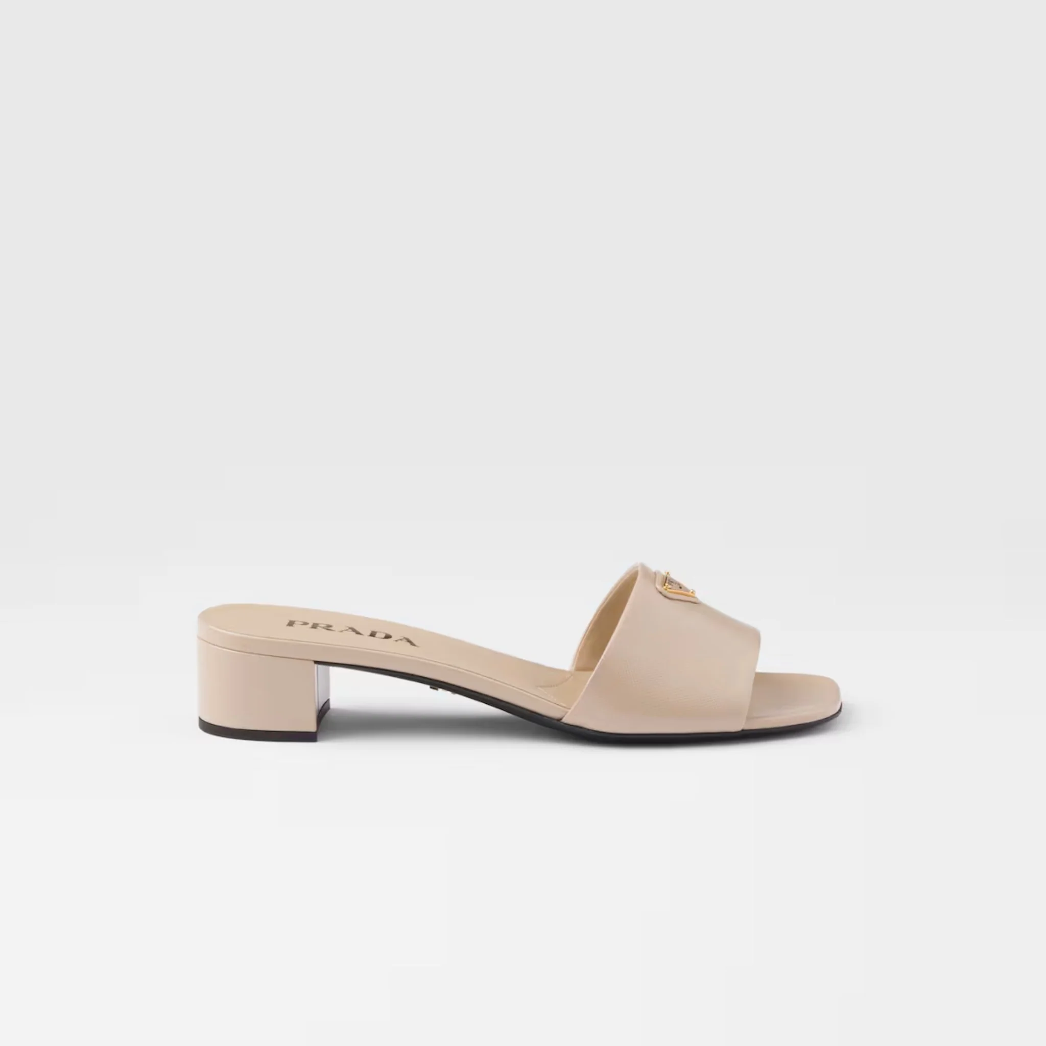 Saffiano Patent Leather Sandals - Image 4