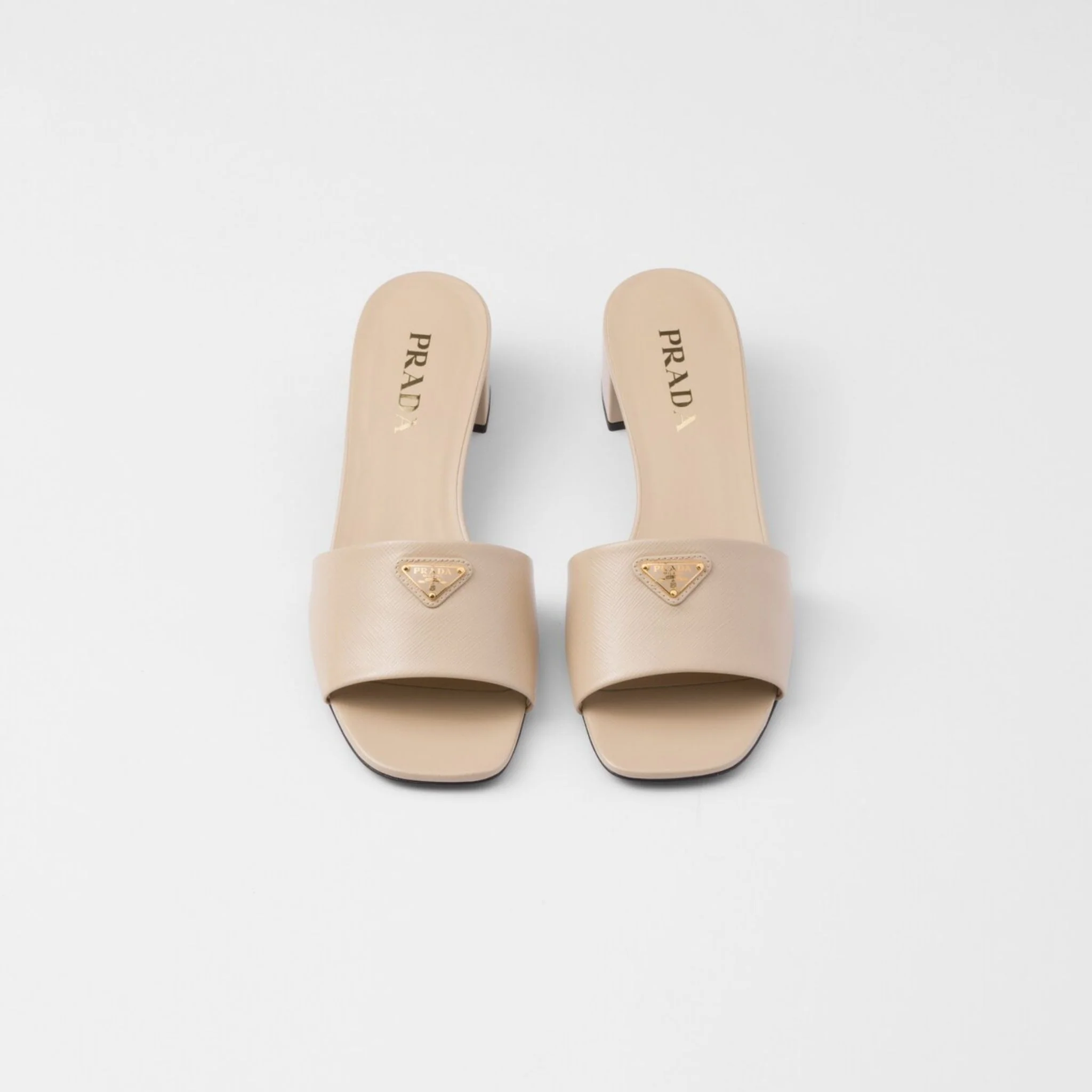 Saffiano Patent Leather Sandals - Image 5