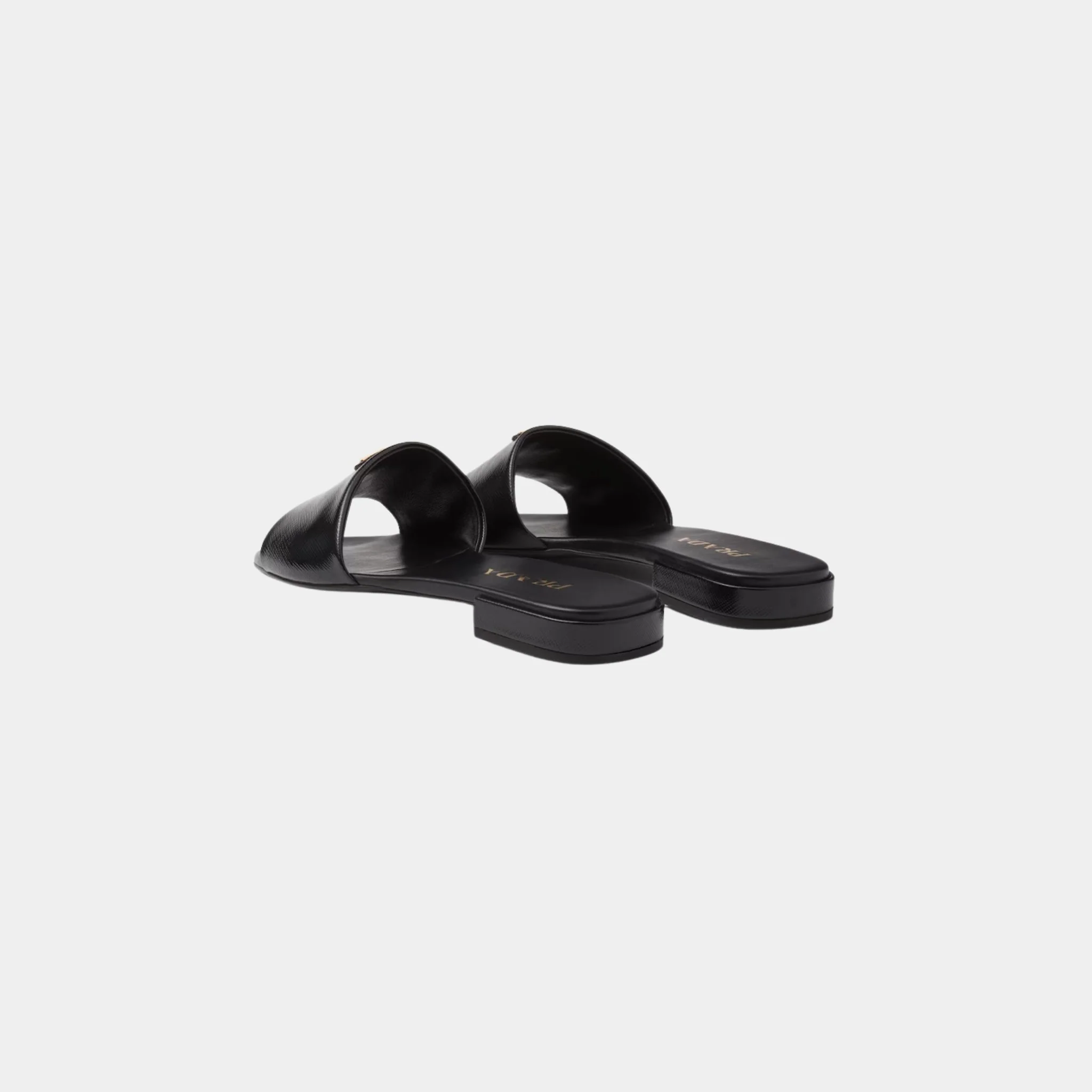 Saffiano Patent Leather Slides - Image 3
