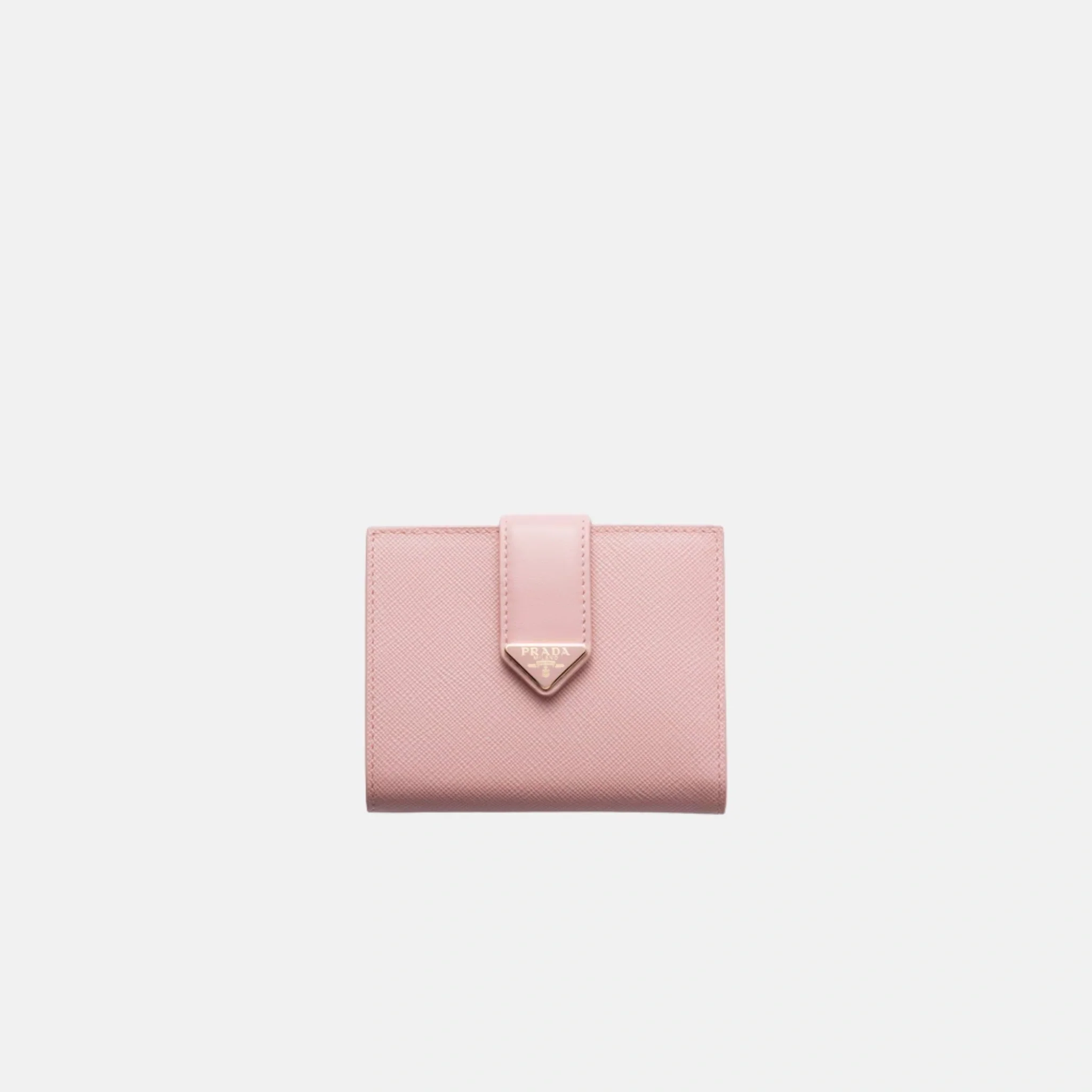 Small Saffiano and Smooth Leather Wallet
