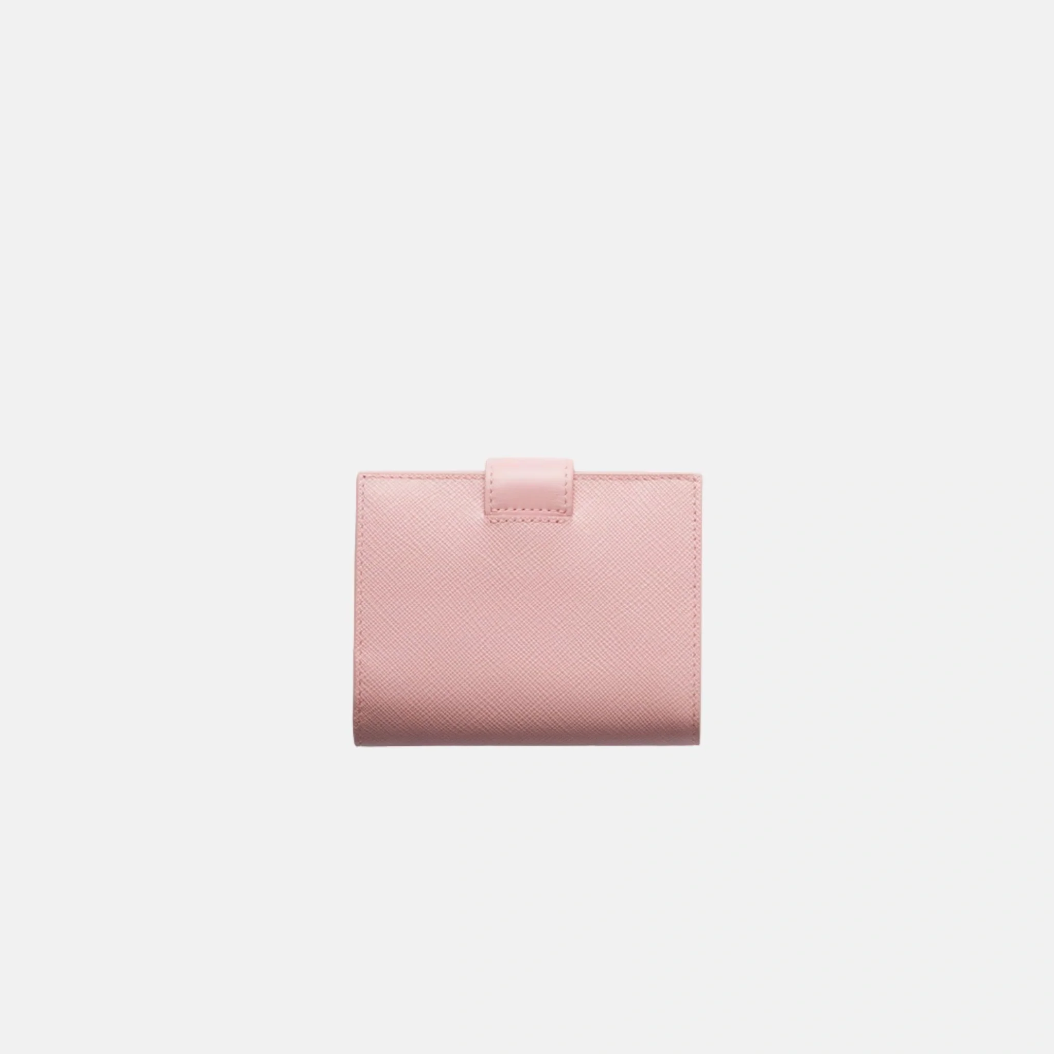 Small Saffiano and Smooth Leather Wallet - Image 3