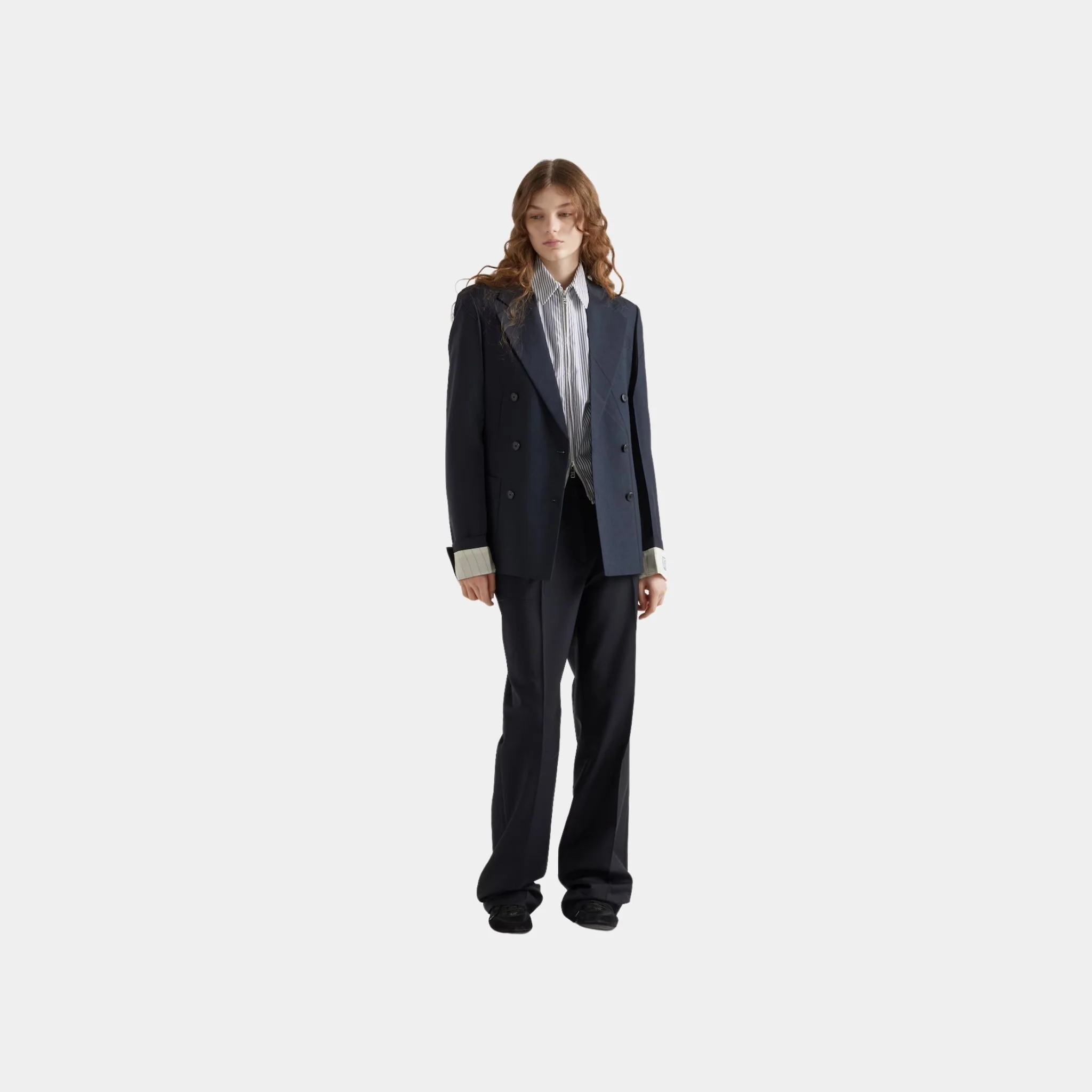 Striped Poplin Blouson Jacket - Image 2