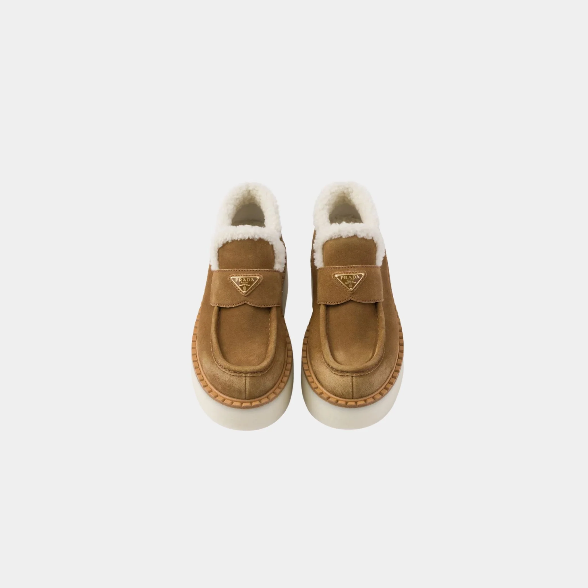 Suede Loafers With Flatform Sole - Image 2