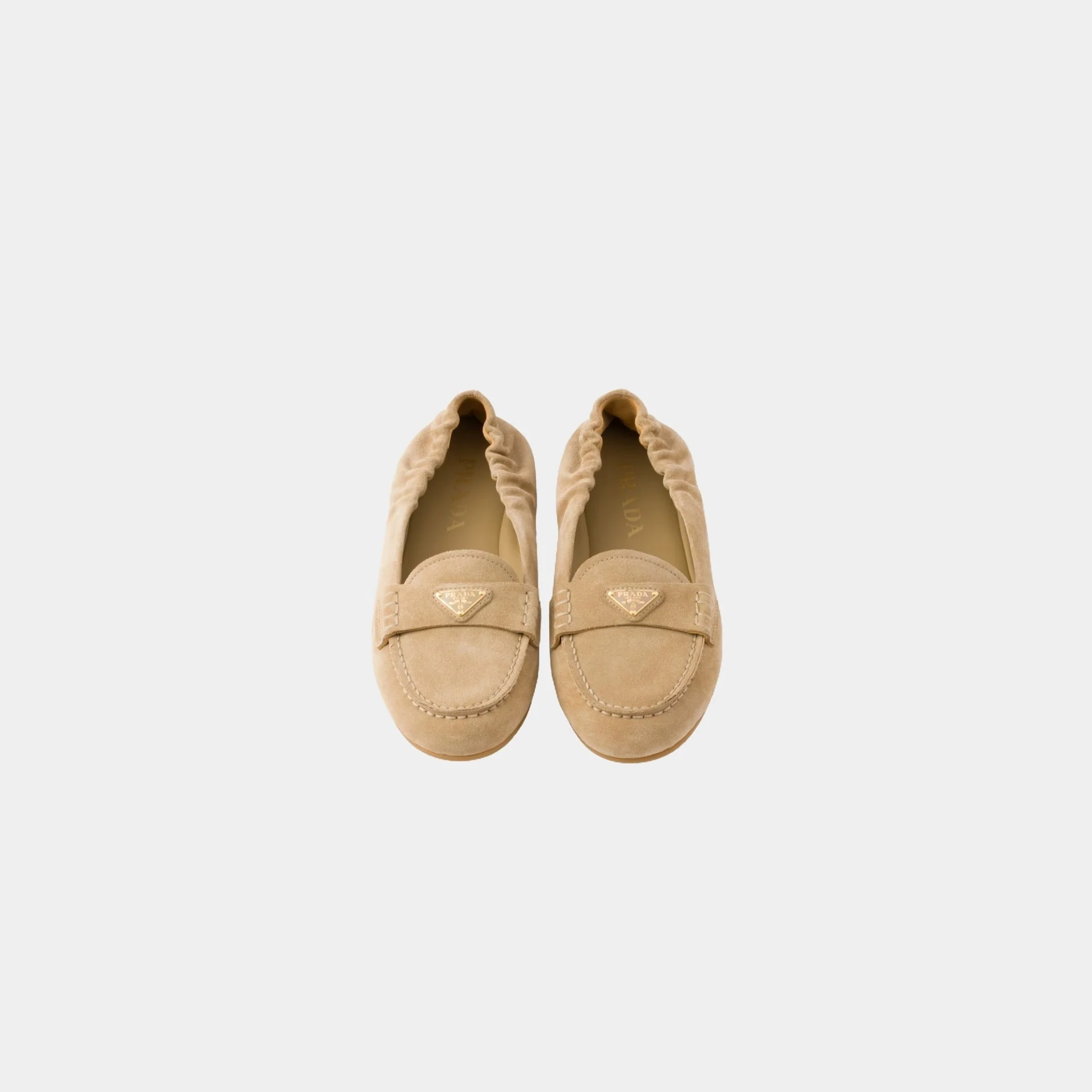 Suede Loafers With Monoblock Rubber Sole - Image 2