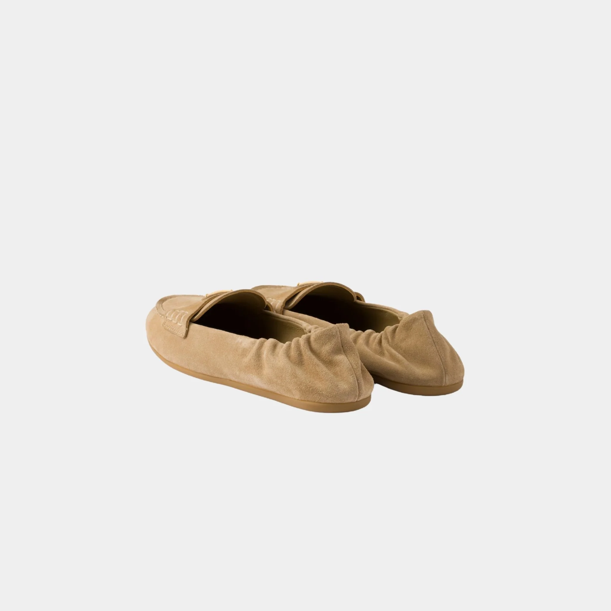 Suede Loafers With Monoblock Rubber Sole - Image 3