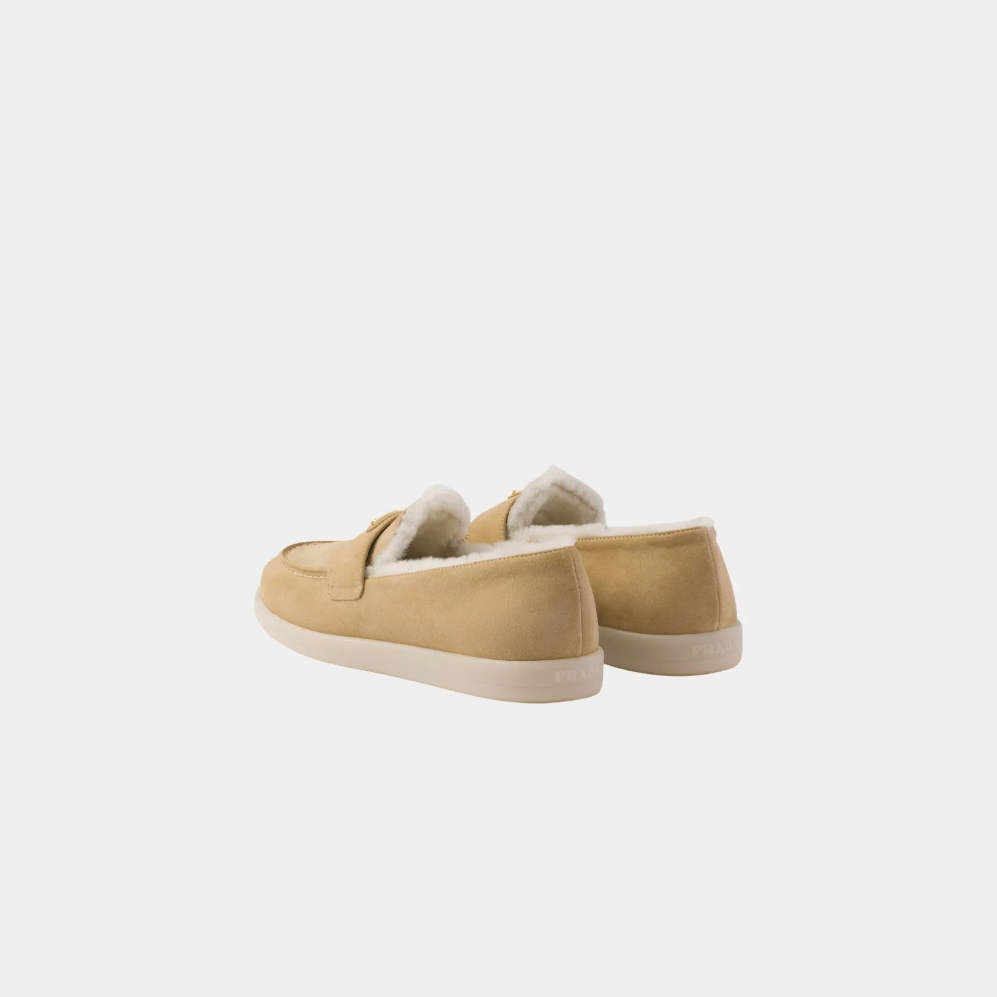 Suede And Shearling Loafers - Image 6