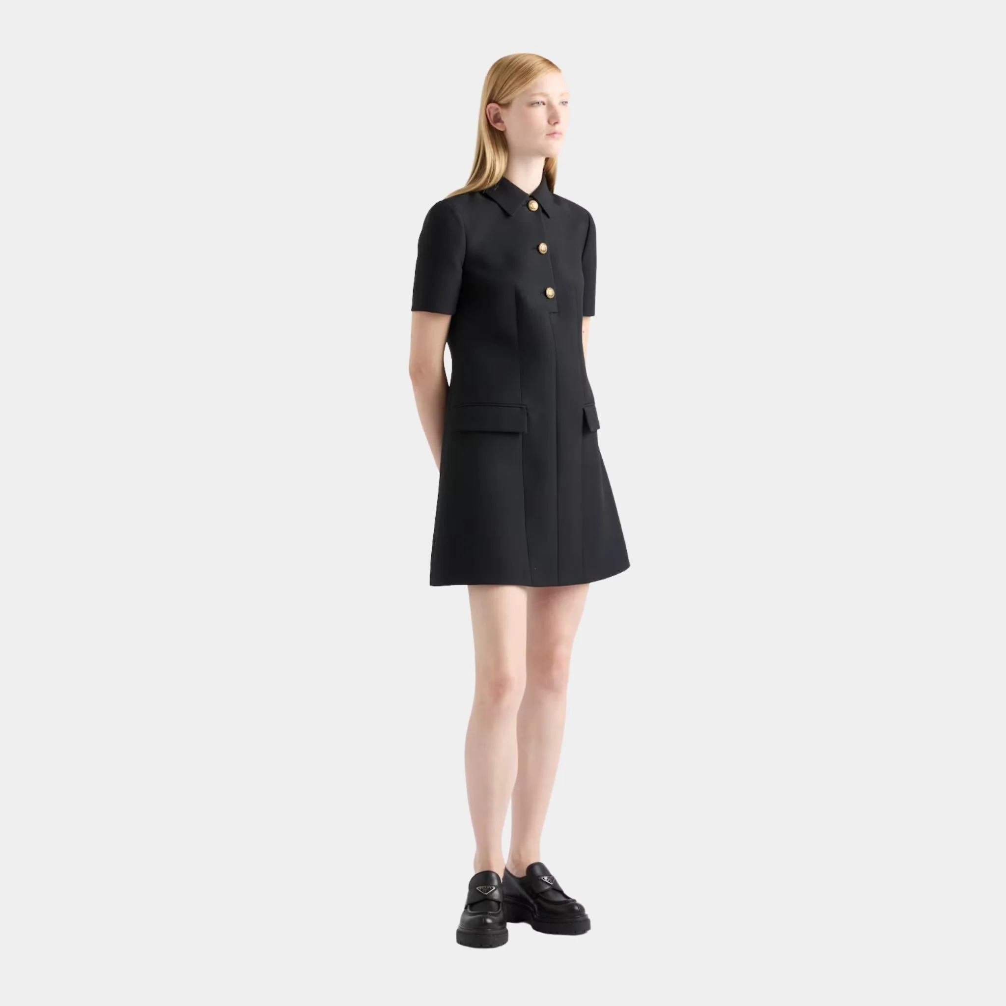 Tricotine Black Mini-Dress - Image 2