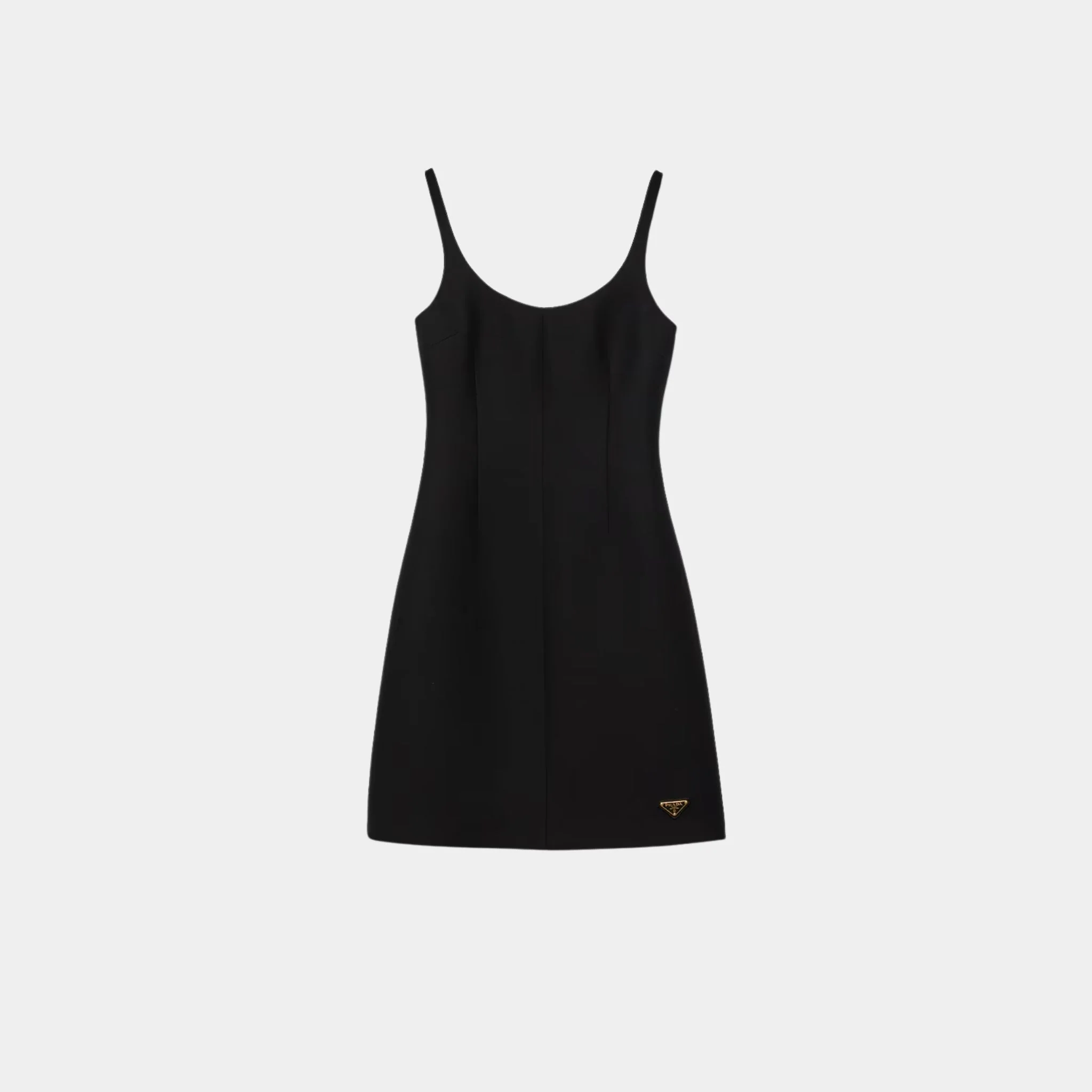 Tricotine Black Sheath Mini-Dress