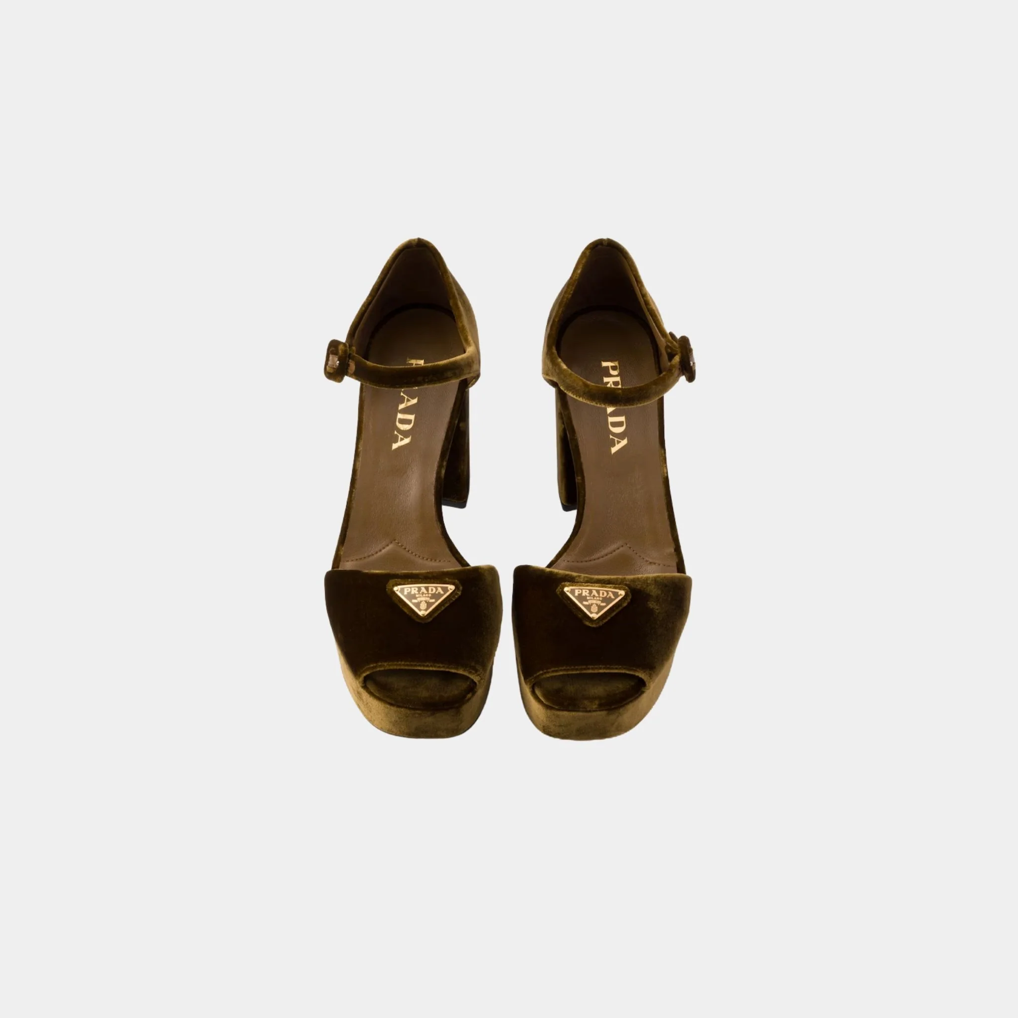 Velvet Platform Sandals - Image 5