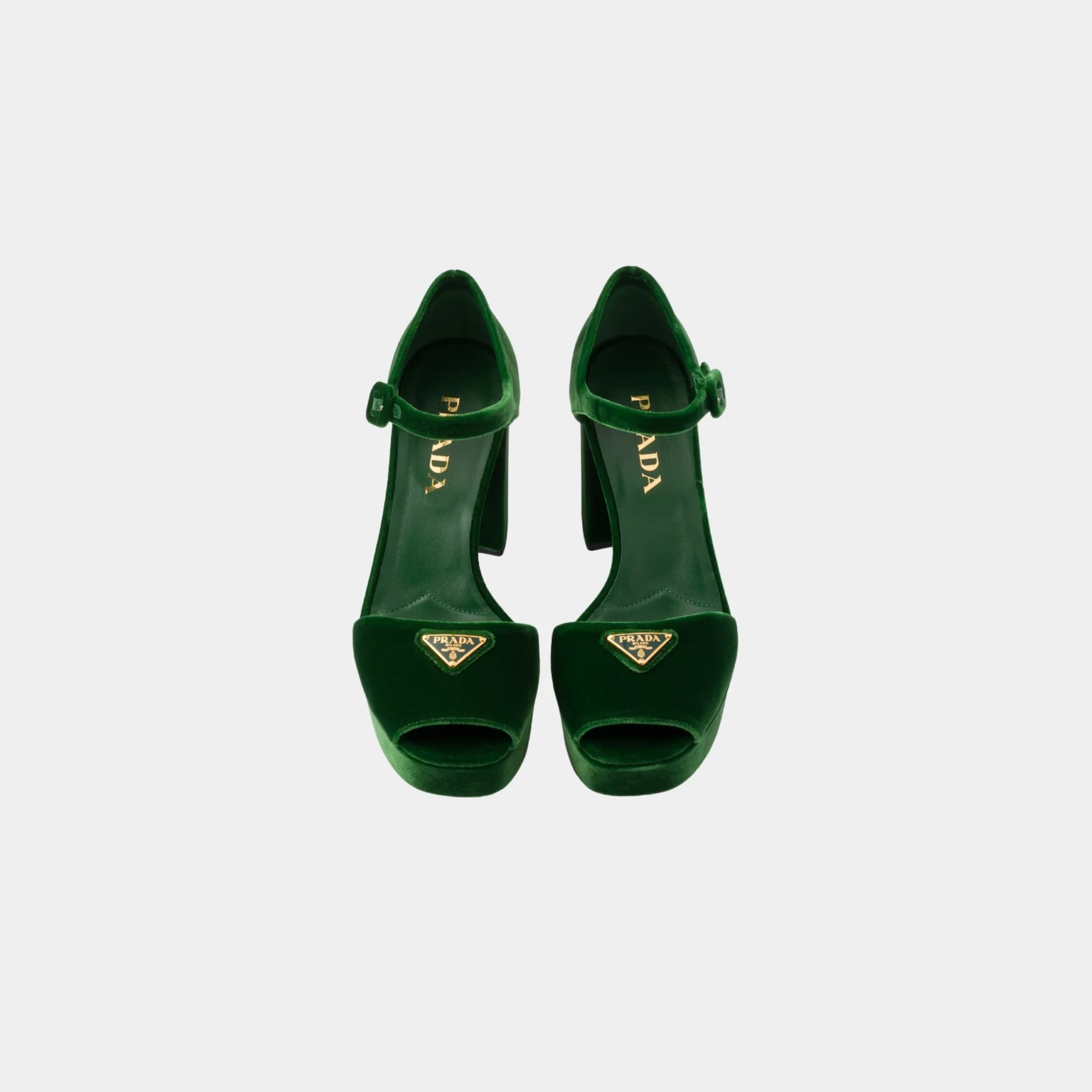 Velvet Platform Sandals - Image 8