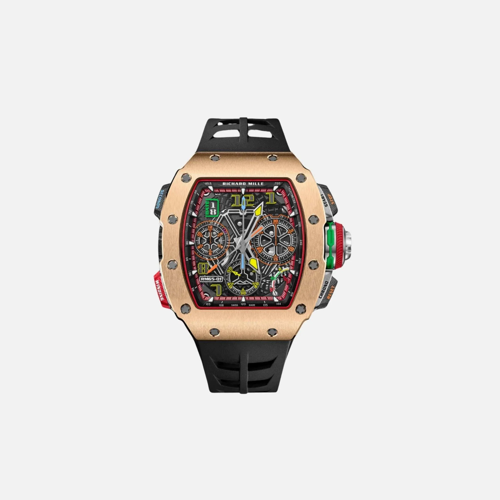 RM 65-01 Rose Gold Split Seconds Chronograph