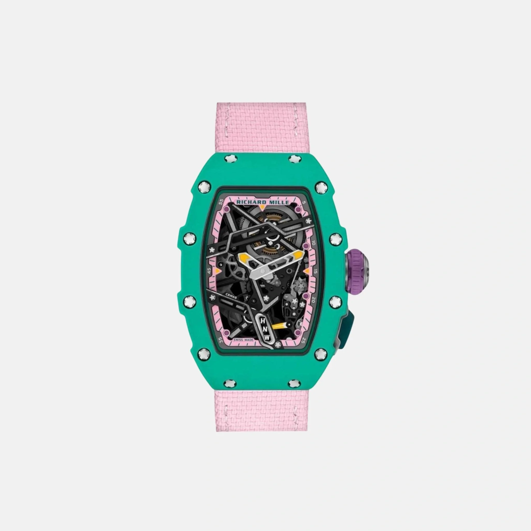 RM07-04 Automatic Winding Sport Pink and Green