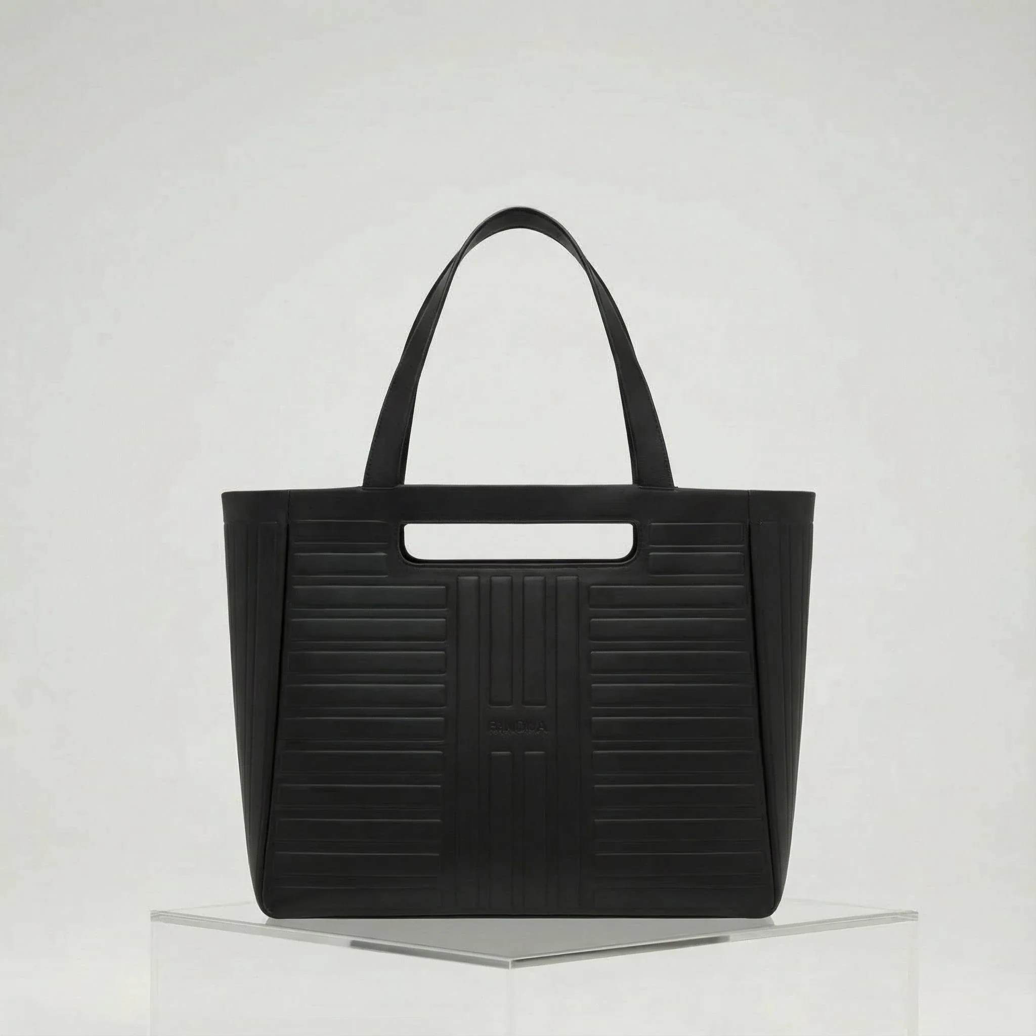 Groove Leather Shopping Bag - Image 2