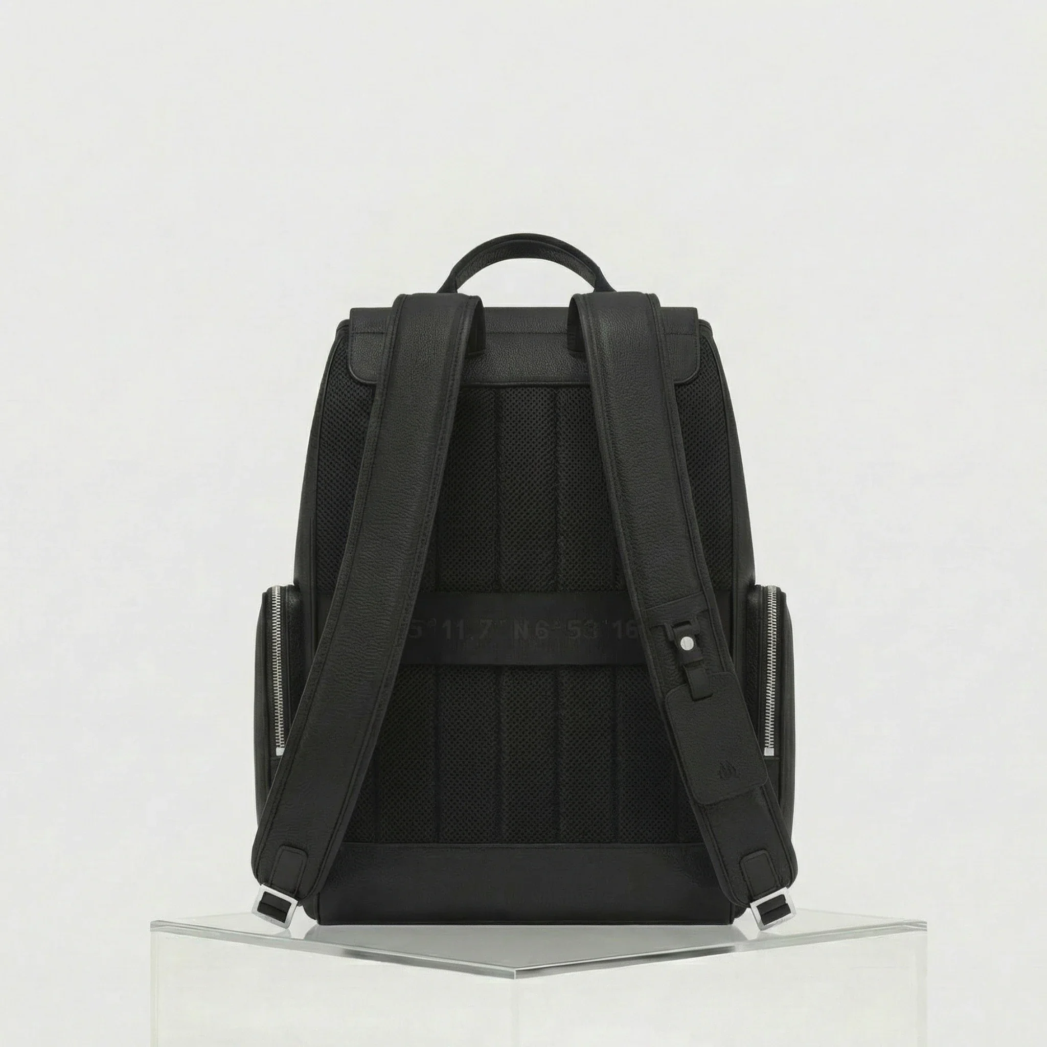 Never Still Leather Flap Backpack Large - Image 3