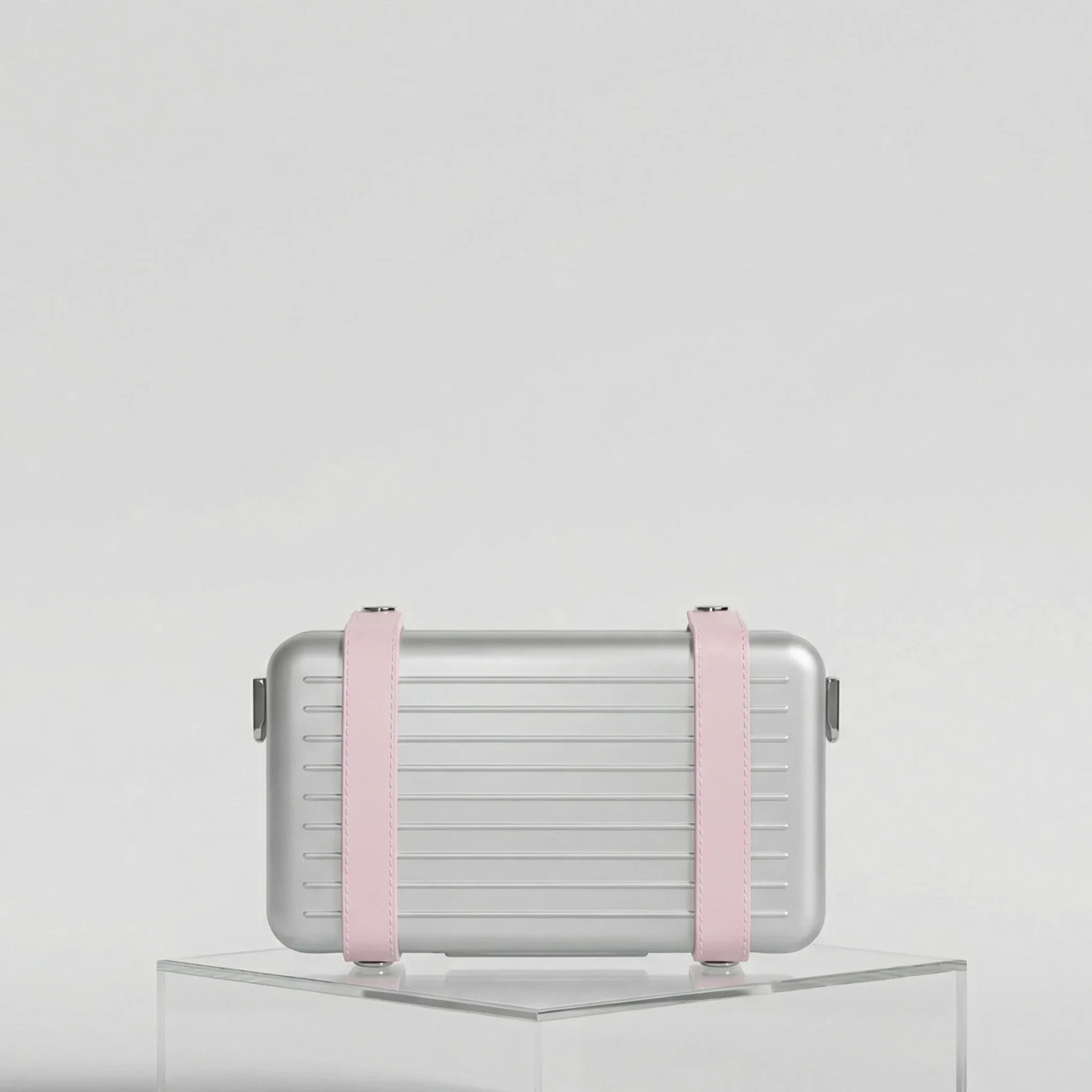 Personal Cross Body Bag Aluminium - Image 2