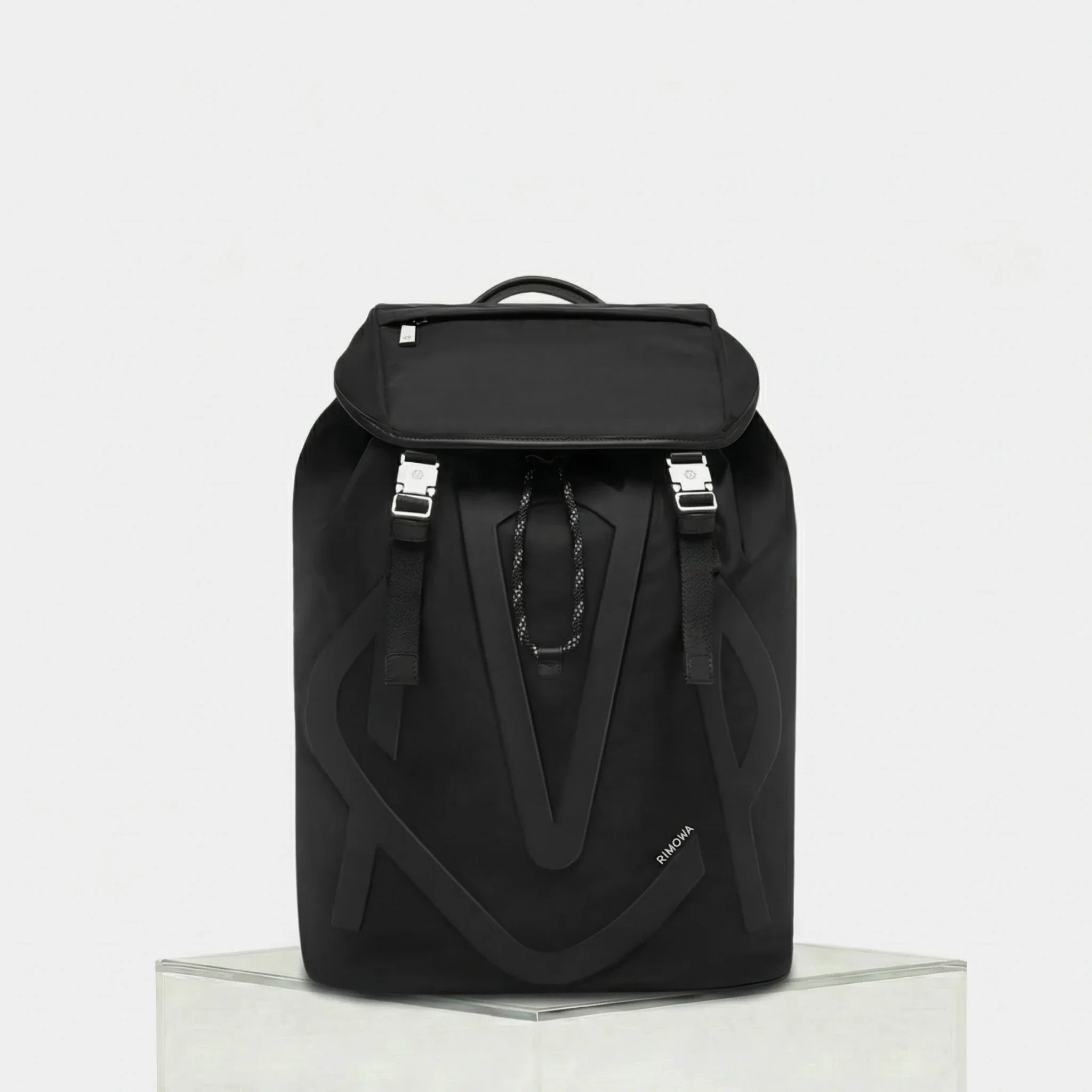 Signature Nylon Flap Backpack Large