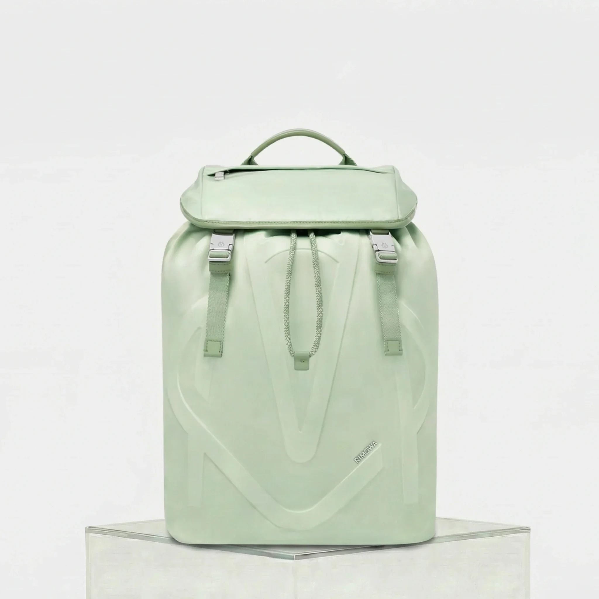 Signature Nylon Flap Backpack Large - Image 5