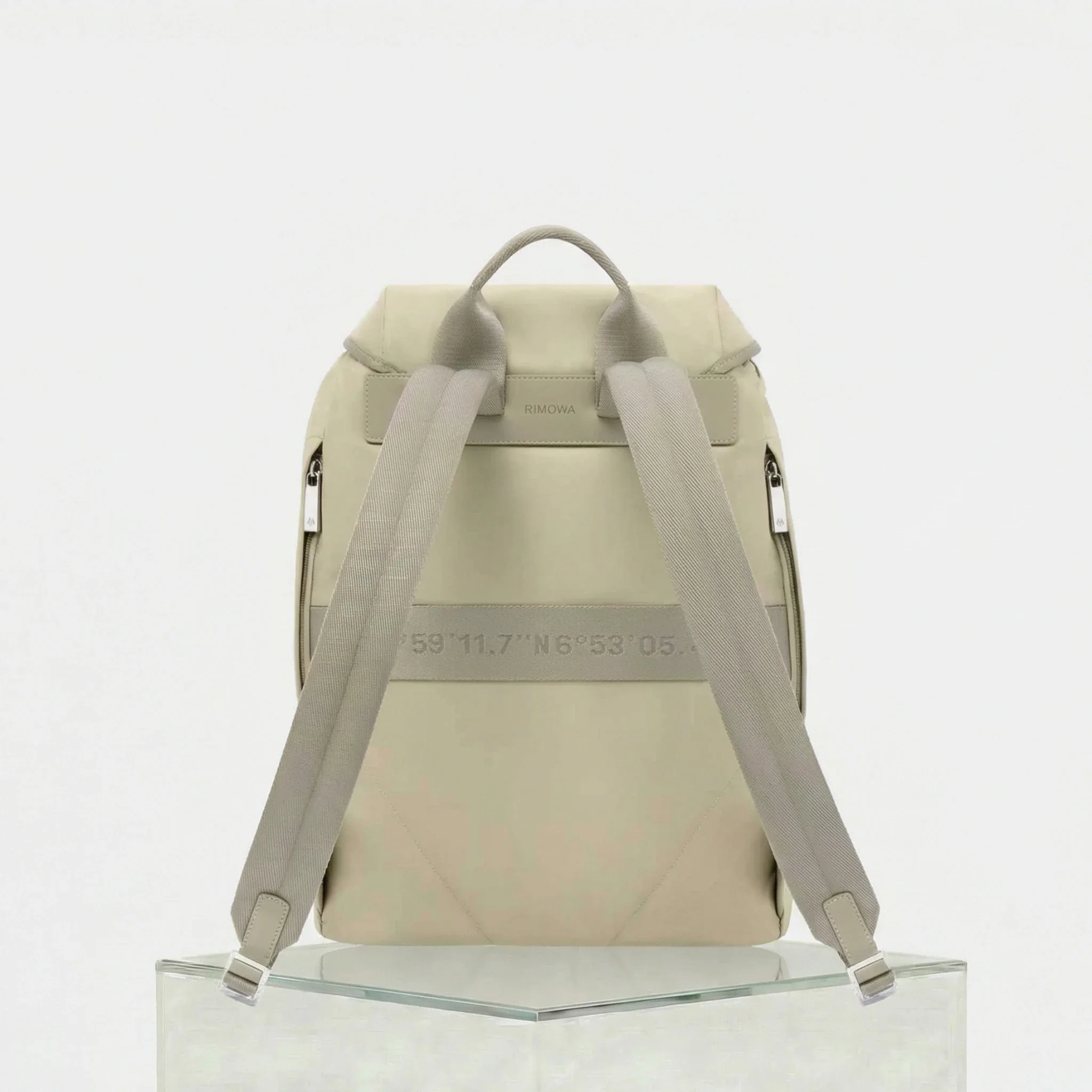 Signature Nylon Flap Backpack Large - Image 8