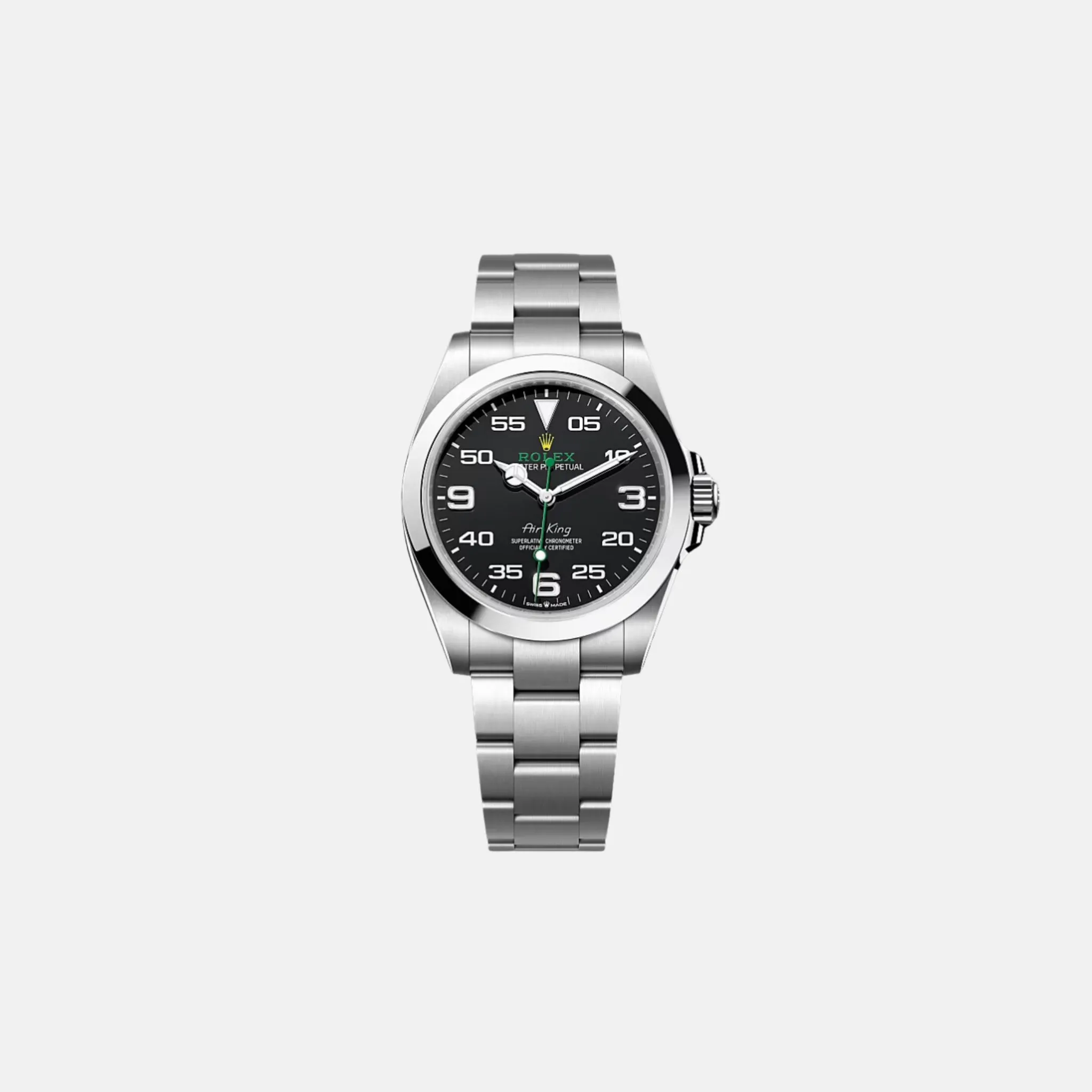Air-King 116900 BK Black Dial Oyster Bracelet 40mm
