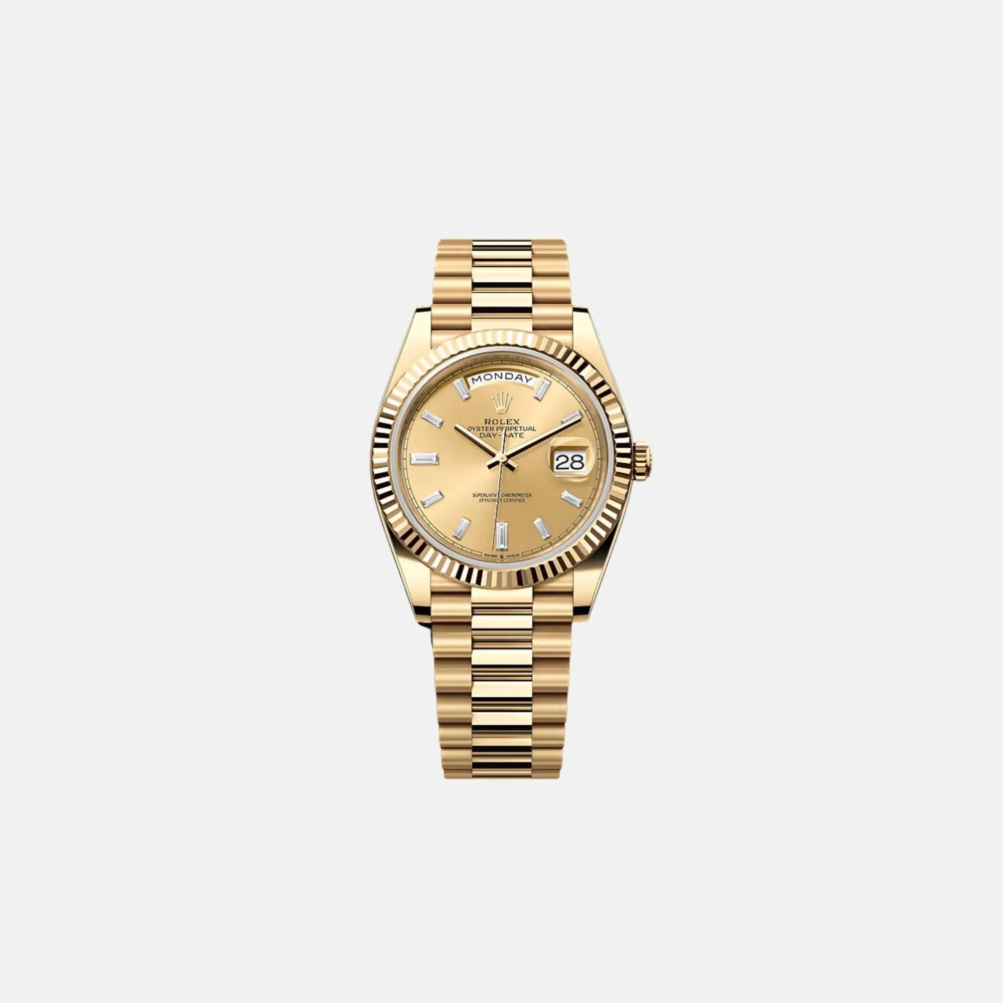 Day-Date 40 228238-0005 Champagne Dial Yellow Gold