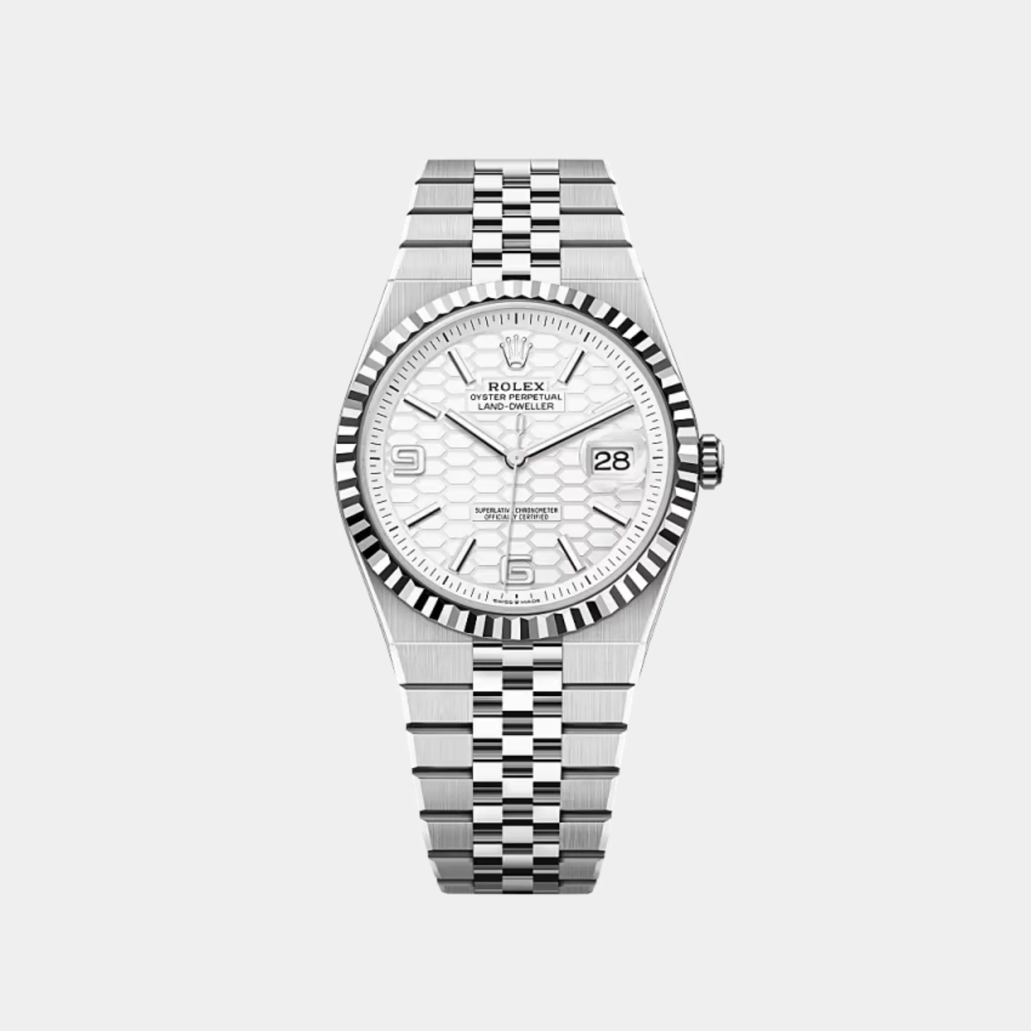 Land-Dweller 40 Oystersteel And White Gold Ref: 127334